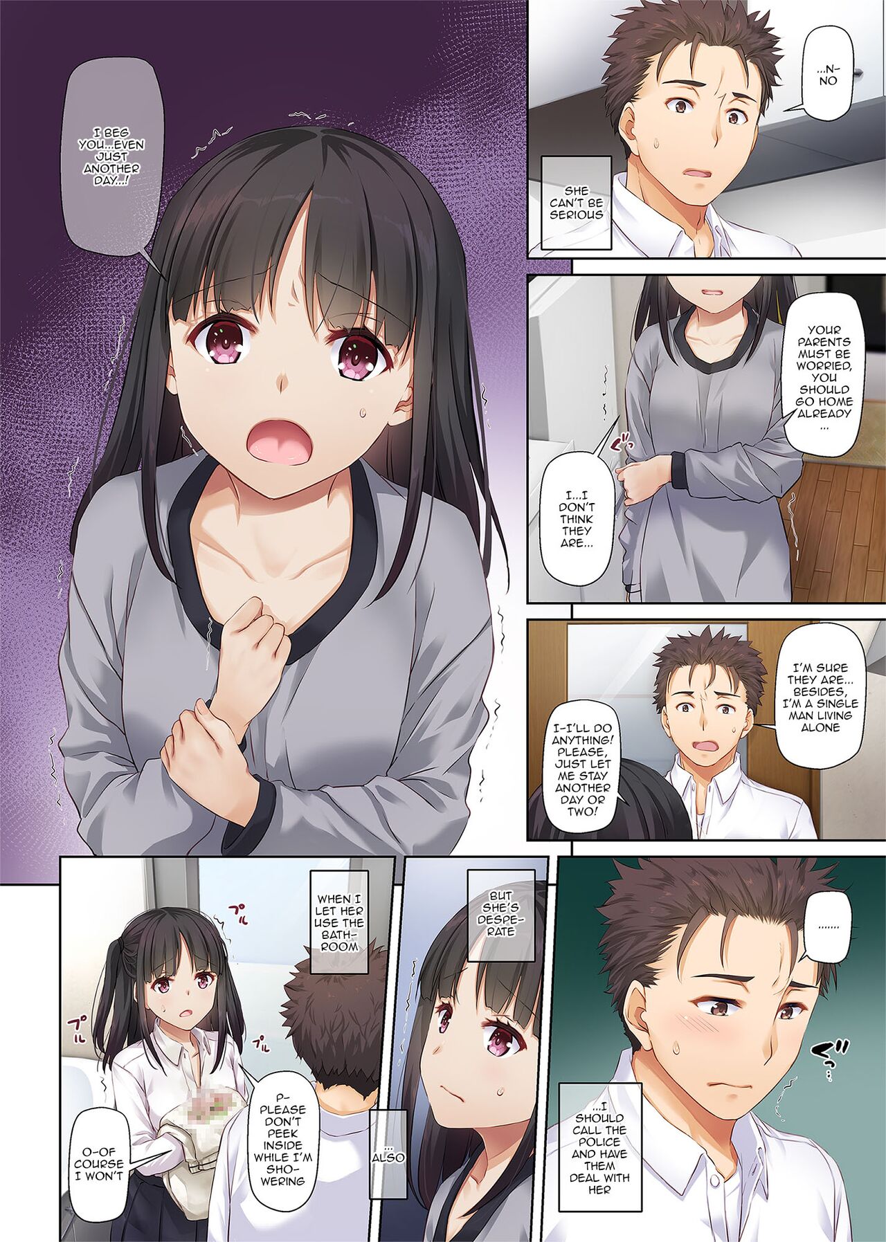 Wakeari Shoujo to Dousei Seikatsu DLO-11 | Living Together with a Runaway Girl DLO-11 page 9 full