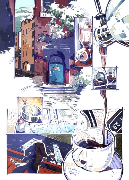 Wolf & Bear & Cafe // Fox & Tiger & Cup Noodles page 4 full