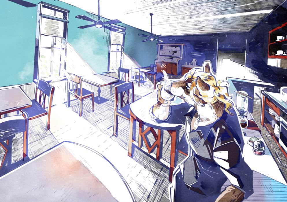 Wolf & Bear & Cafe // Fox & Tiger & Cup Noodles page 5 full