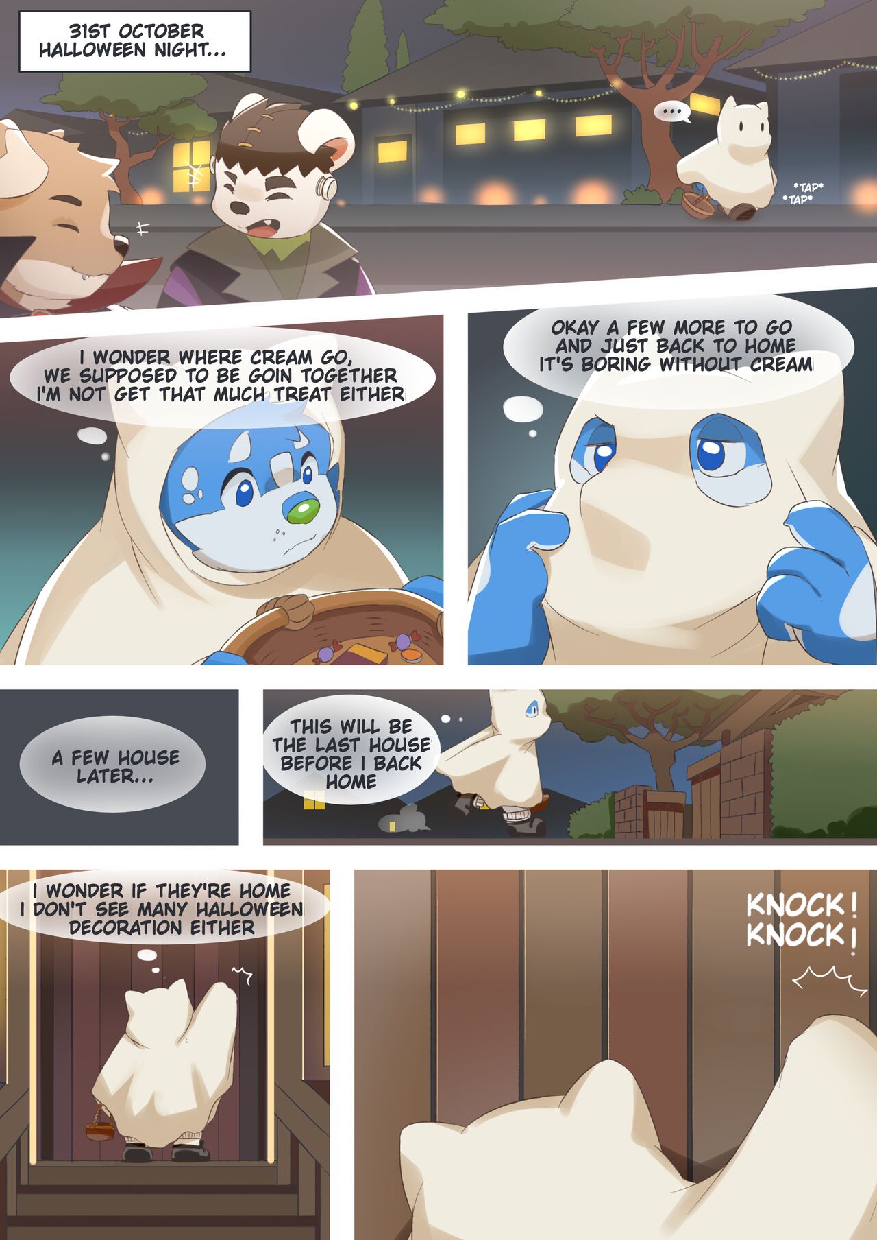 BLUE in Halloween Night page 3 full