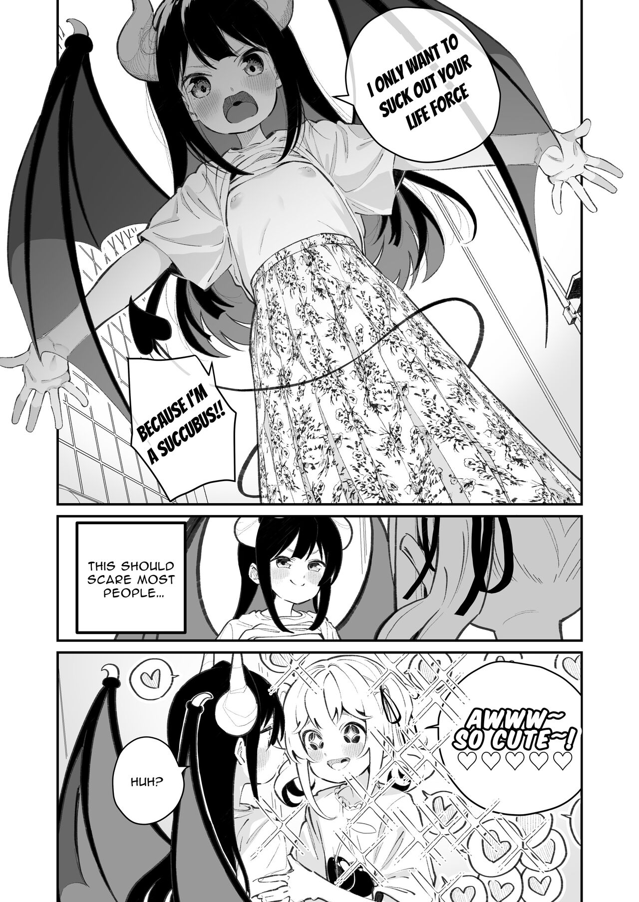 Yuri Ranbou sareru Inma 01 | A Succubus Ravaged By Yuri 01 page 5 full