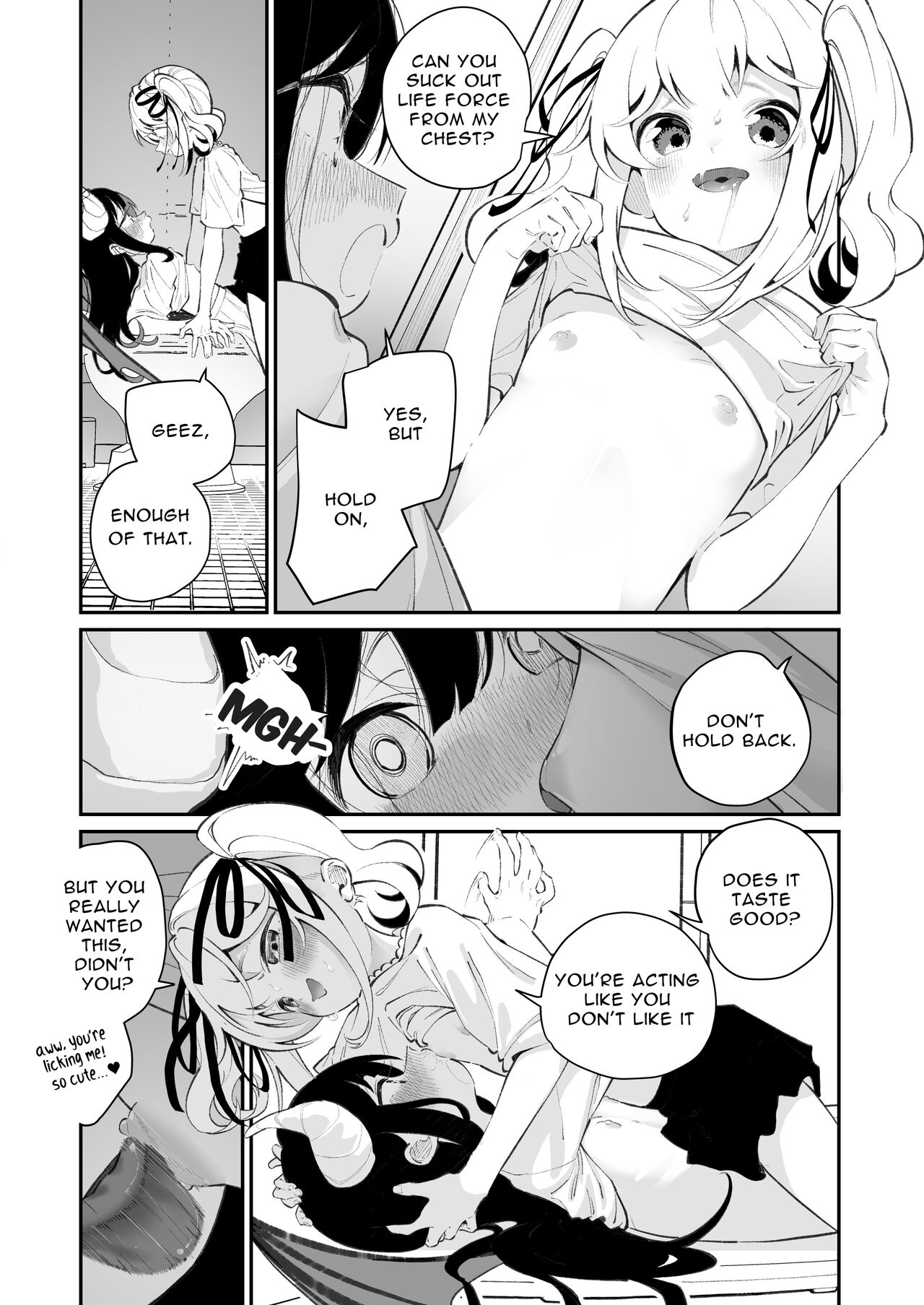Yuri Ranbou sareru Inma 01 | A Succubus Ravaged By Yuri 01 page 8 full