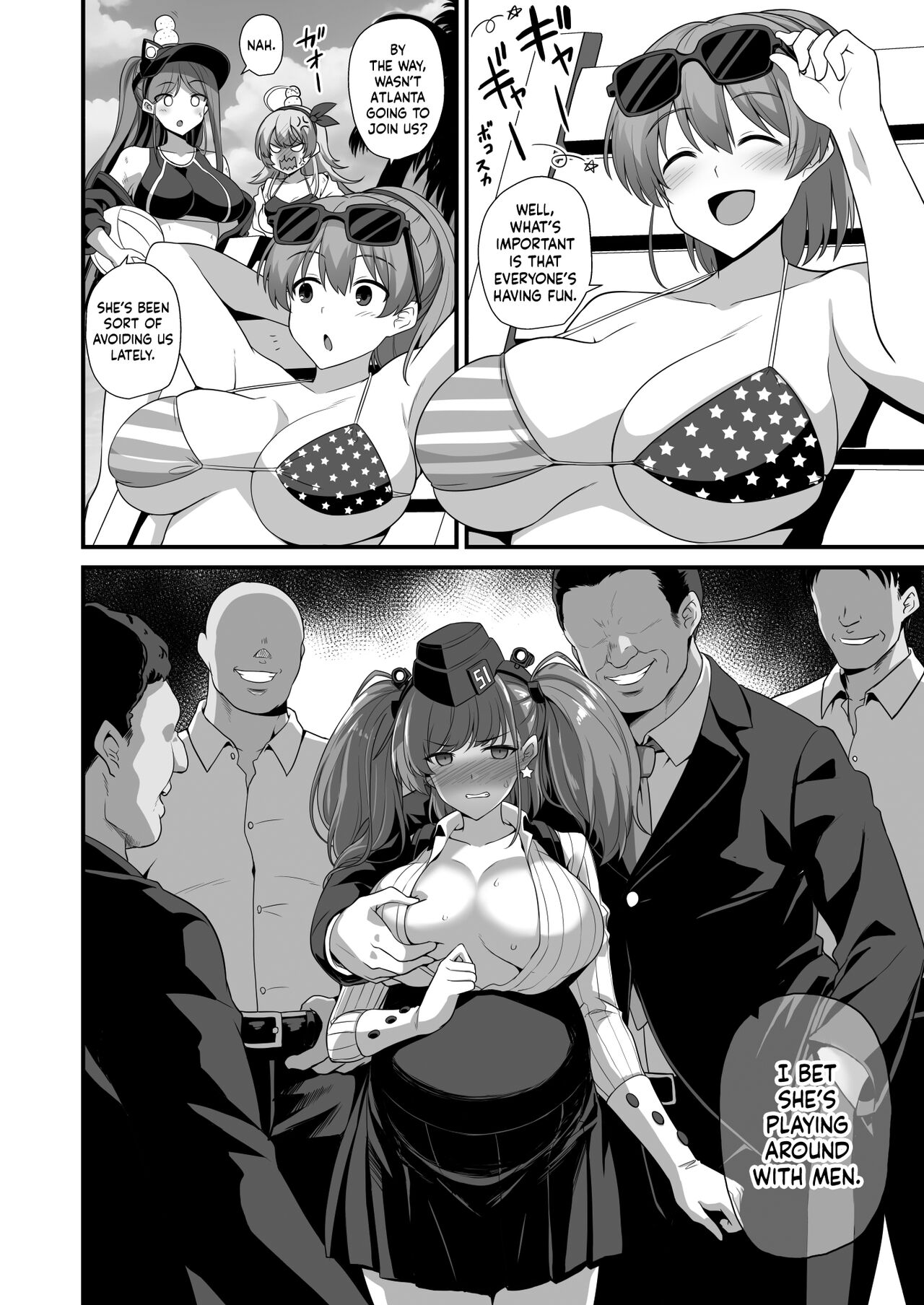 Kanmusu Chakunin Atlanta Kanraku Haitoku Kairaku page 3 full