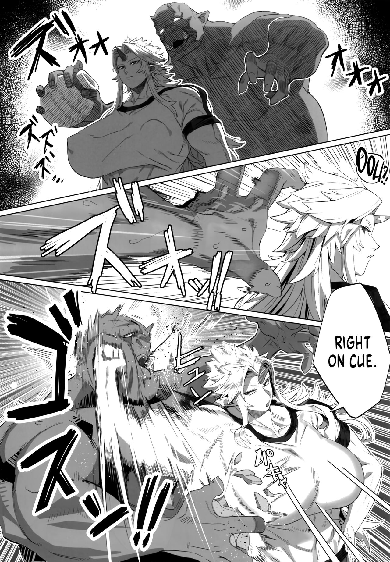 Yuugi Nee-san to Ork ga Kunzu Hoguretsu | Yuugi and an Orc Locked in Battle page 5 full