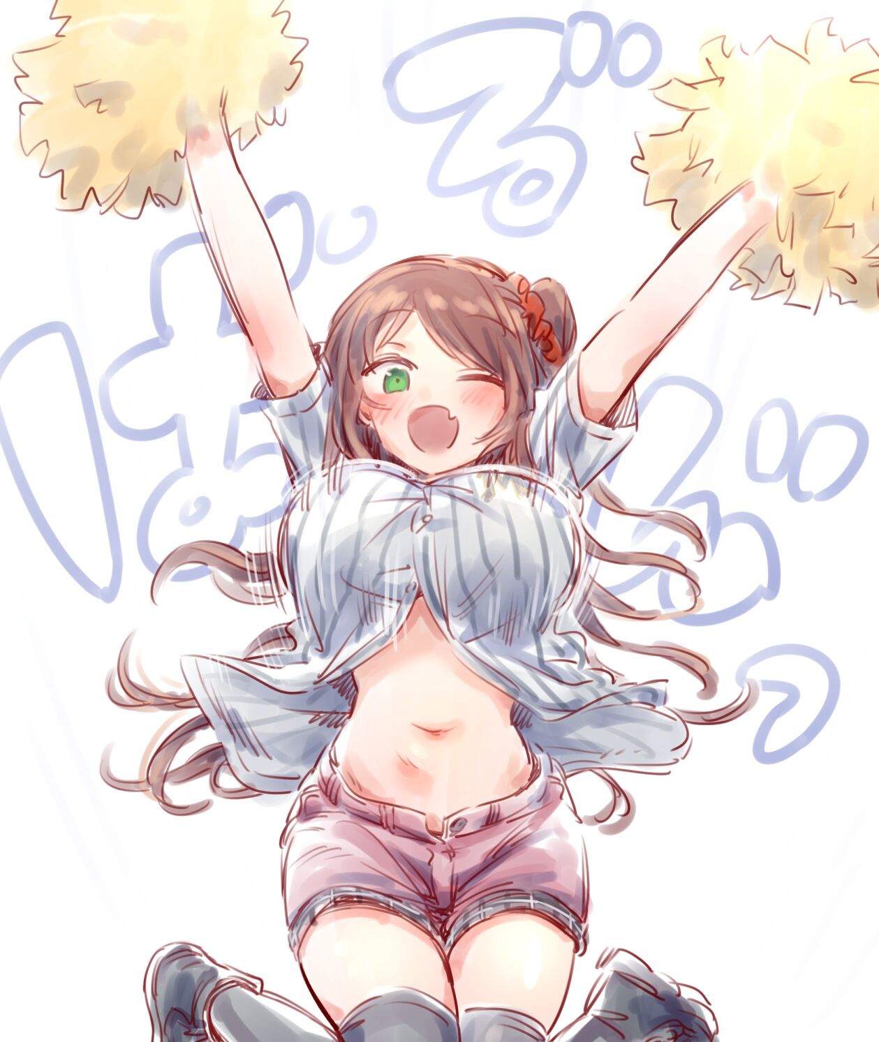 Yakyuu Ouen Ishou Bnk Panchira Sabun to Chakui Sabun page 2 full