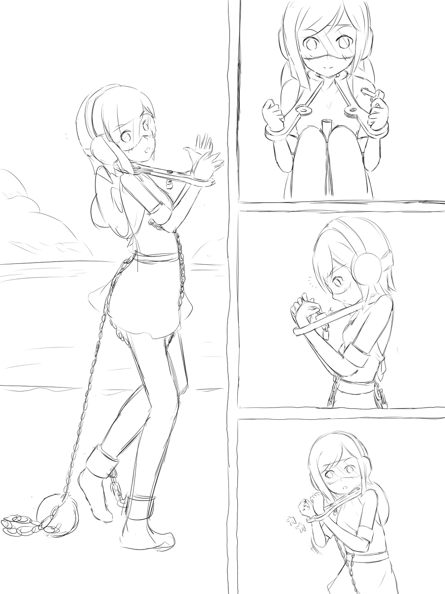 Selfbondage challage Survive in island 1-4 page 5 full