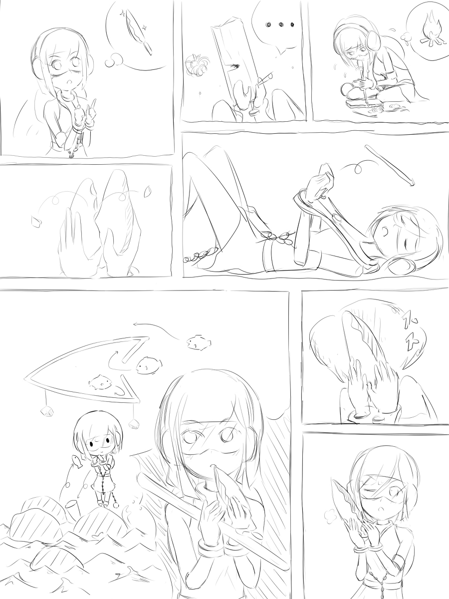 Selfbondage challage Survive in island 1-4 page 9 full