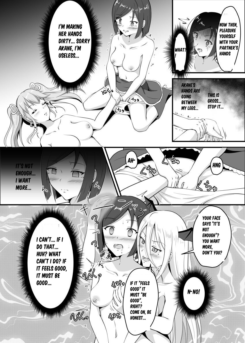 Mahou Shoujo Saimin Kyousei Les Sex | Magical Girls Hypnotised into Lesbian Sex page 3 full