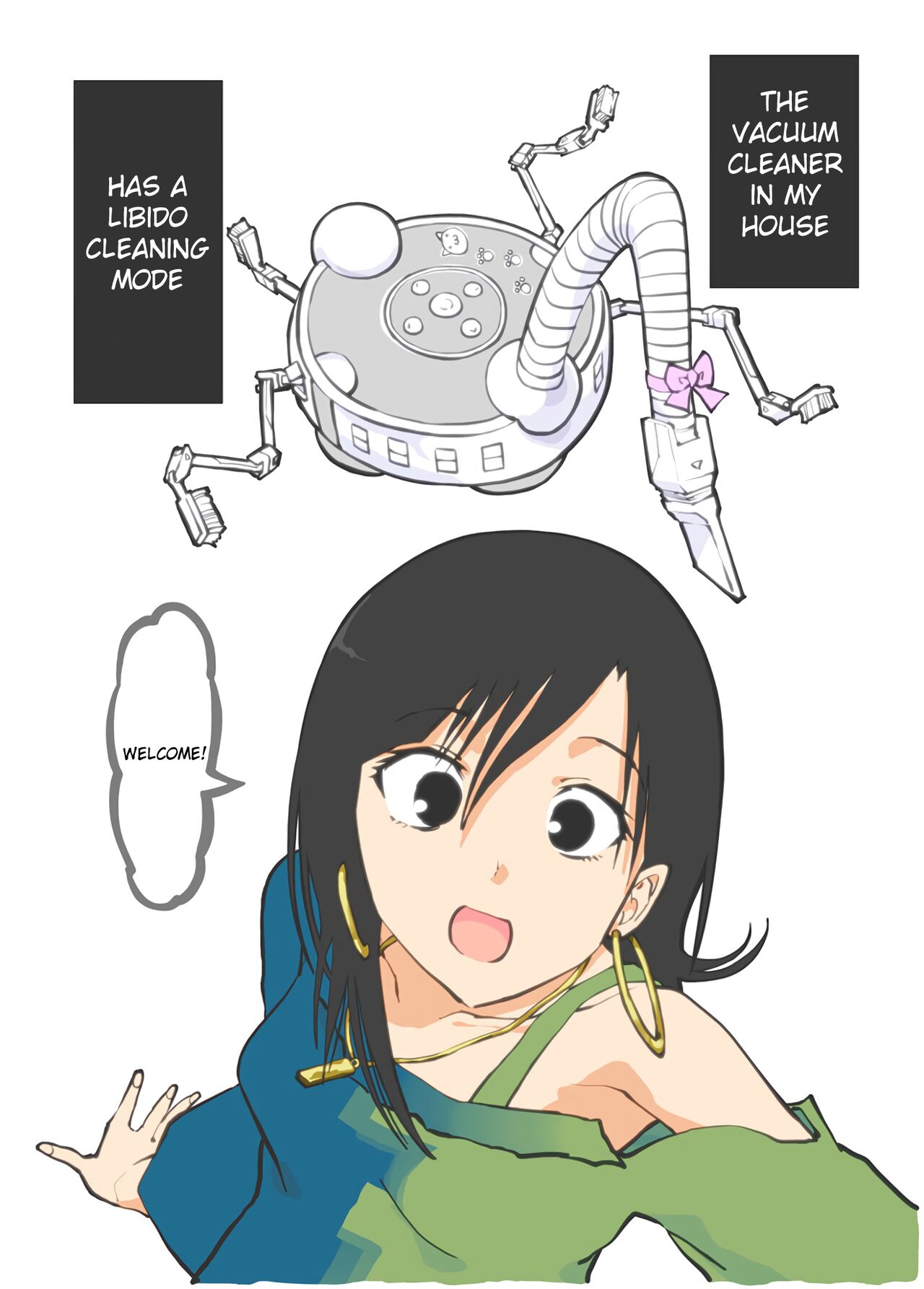 Molested by a Vacuum Cleaner - Kohai's Home Visit - page 2 full