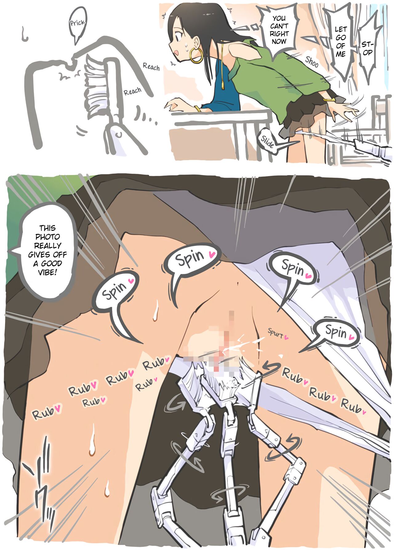Molested by a Vacuum Cleaner - Kohai's Home Visit - page 8 full
