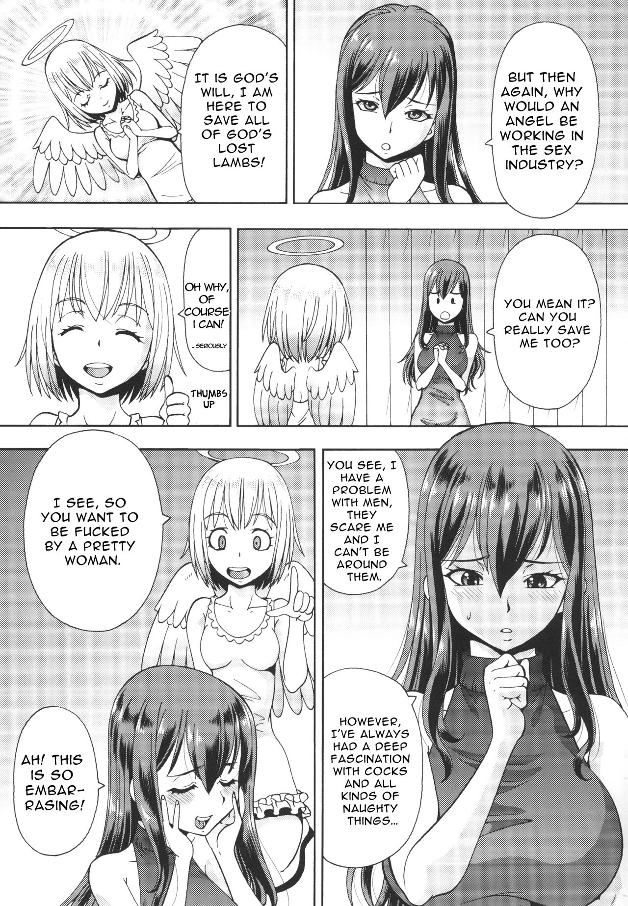 Isekai Fuuzoku Gaiden Futanari Tenshi-san page 5 full