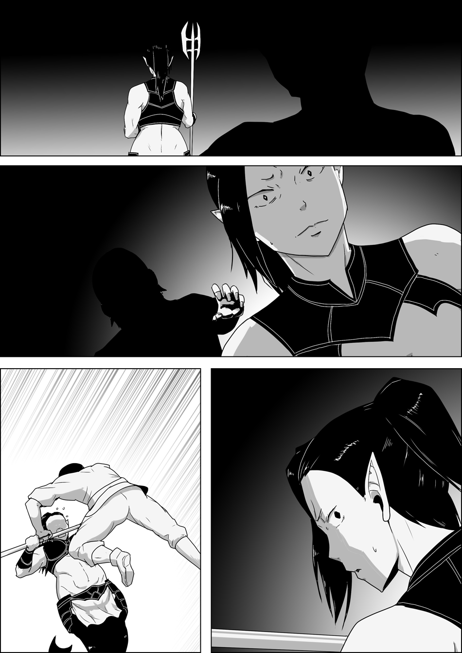 Mada Daimei no Nai Fantasy Ningyo no Onna Senshi to Touzoku no Otoko page 4 full