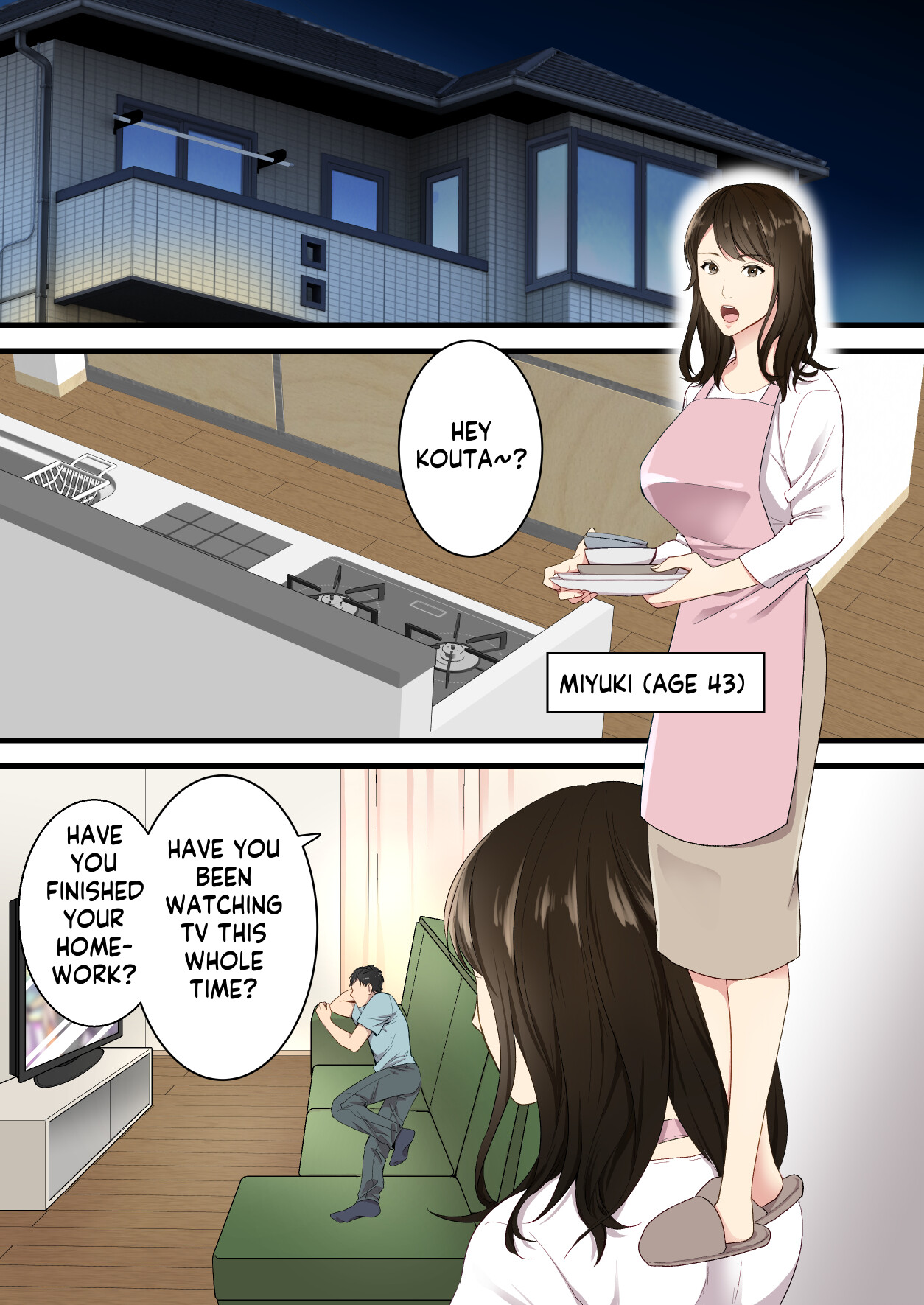 Naka no Warukatta Haha to Musuko ga Amaama Couple ni Naru made | Arguing mother and son who became a loving couple page 2 full