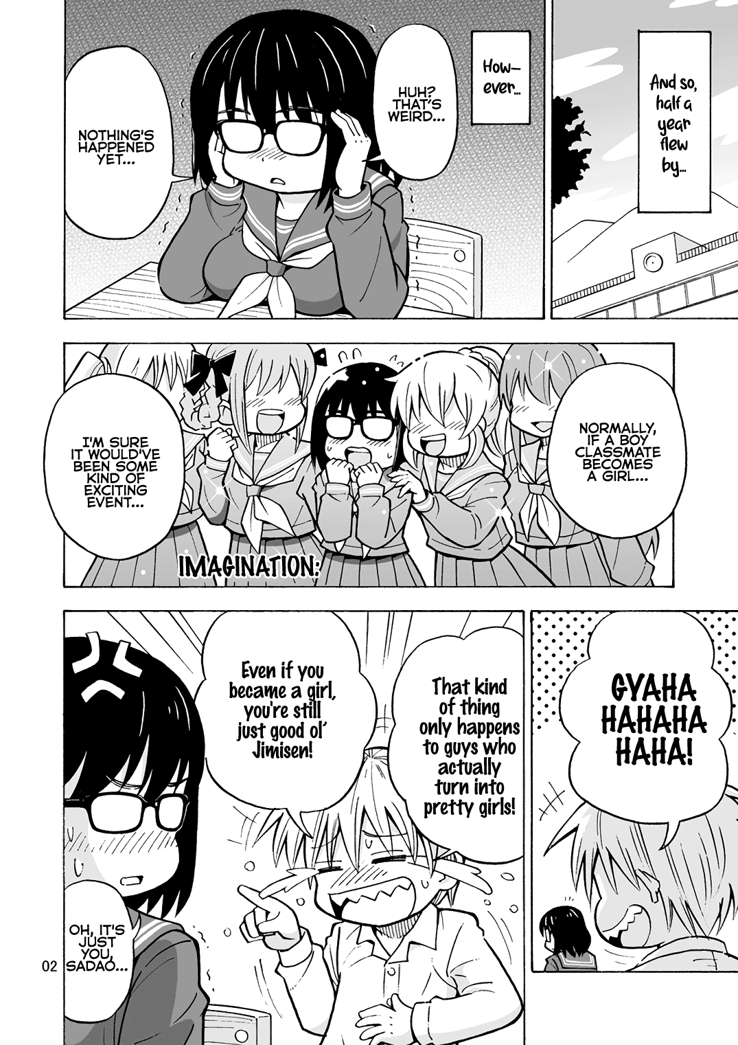 Jimi Danshi TS shita Kekka... | Plain Boy Swapped Genders... page 3 full