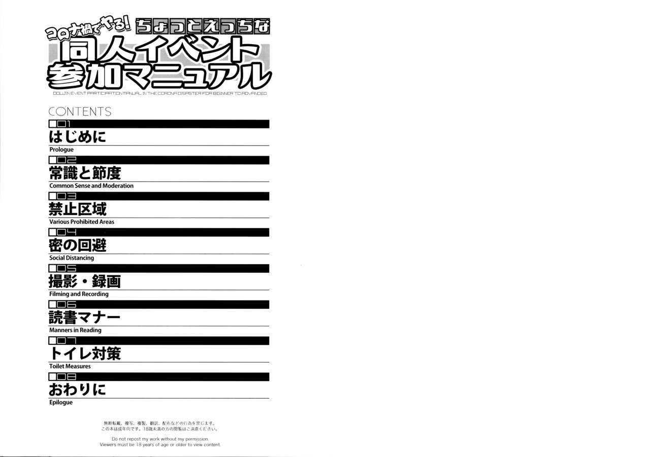 Chotto Ecchi na Doujin Event Sanka Manual page 2 full