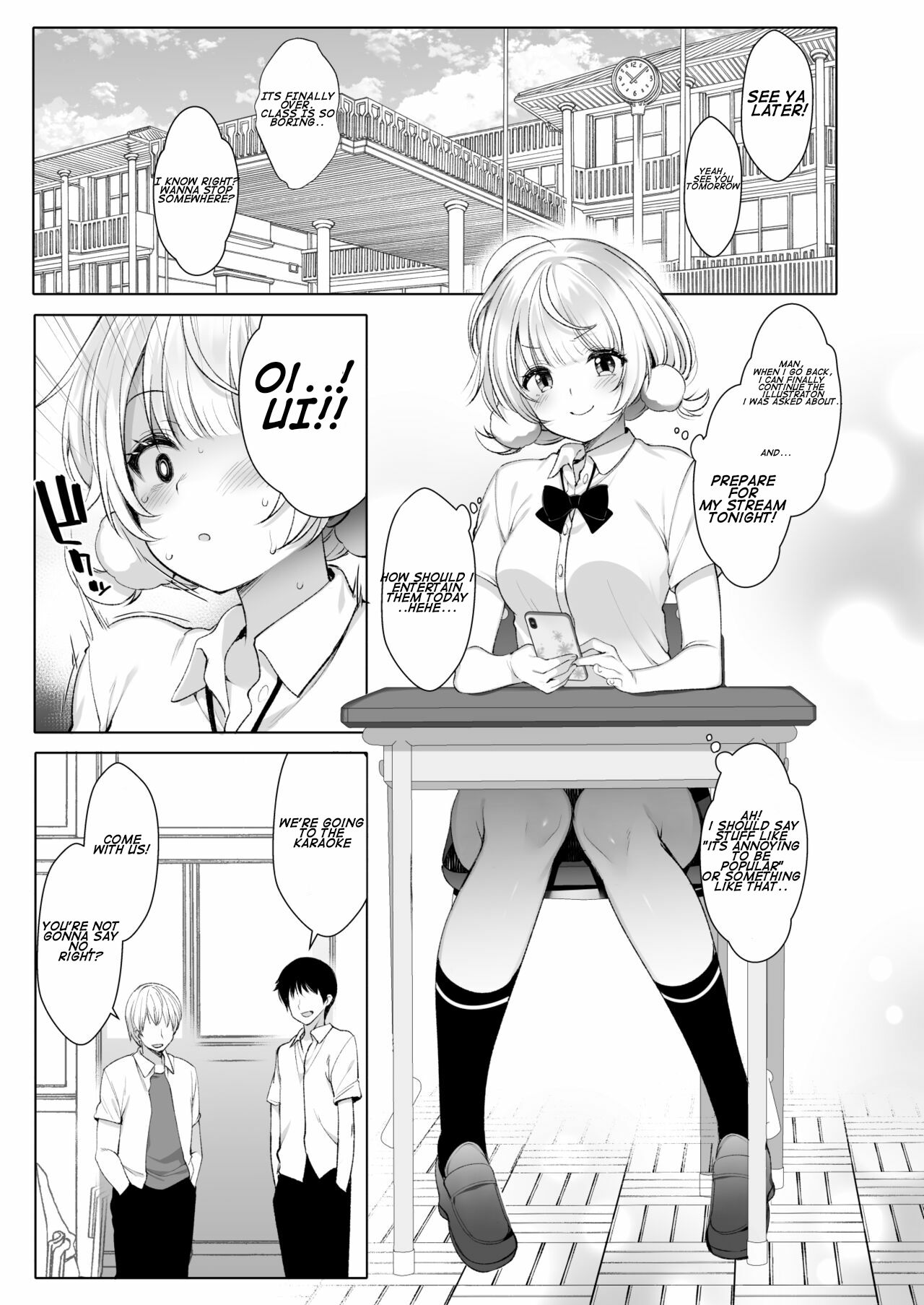 Idol Haishinsha Shigure Ui -Himitsu no Douga Haishin- page 5 full