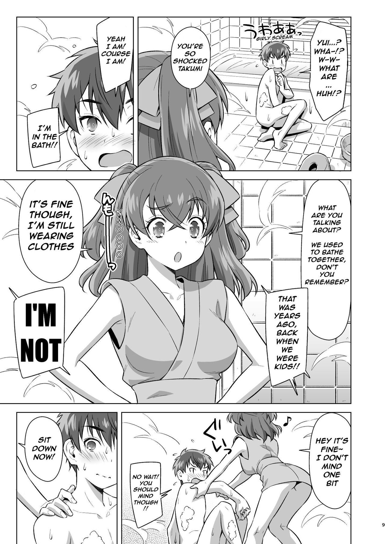 Osananajimi to Furo ni  Suru. page 9 full