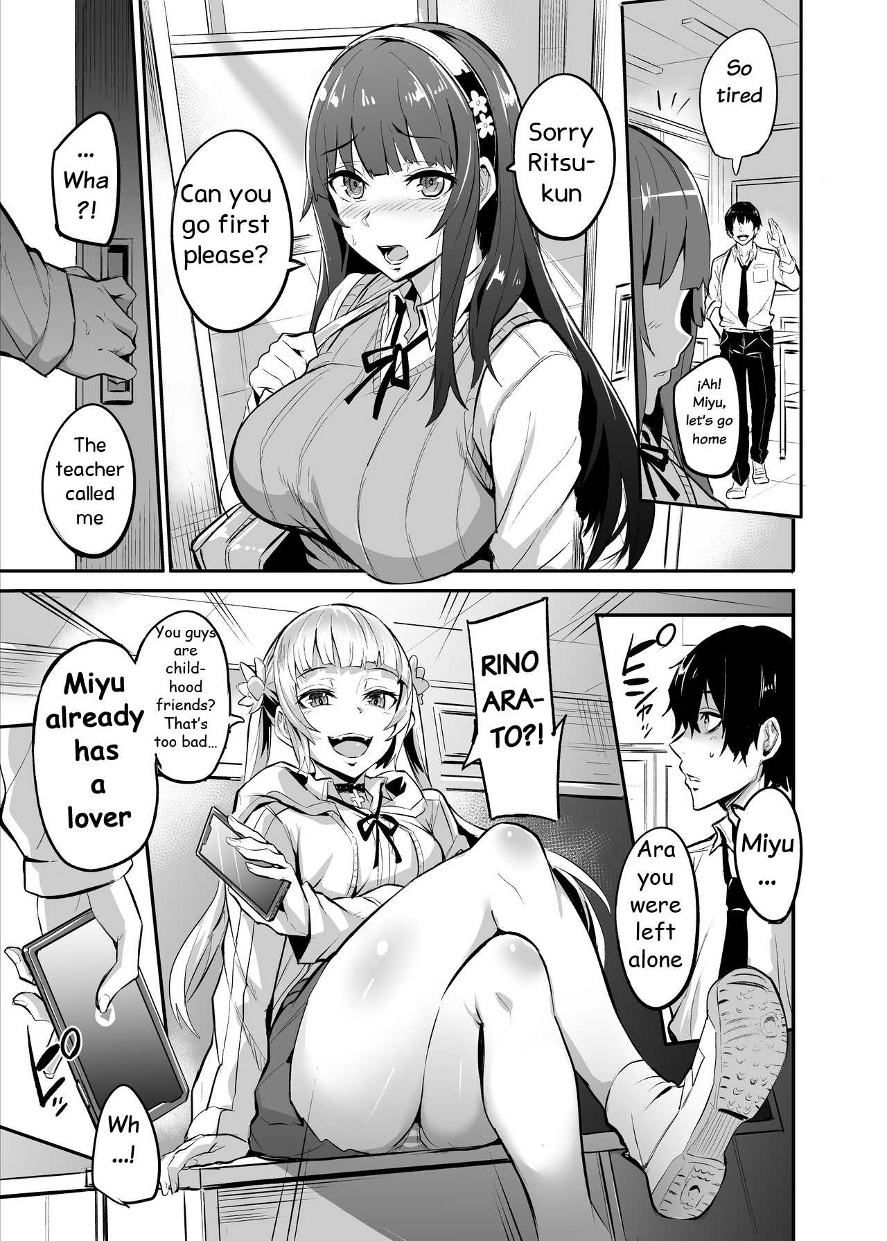 Maotoko-kei Heroine Kanotto-kei Onnaaruji-kaku | Adulterous heroine, malevolent woman page 1 full