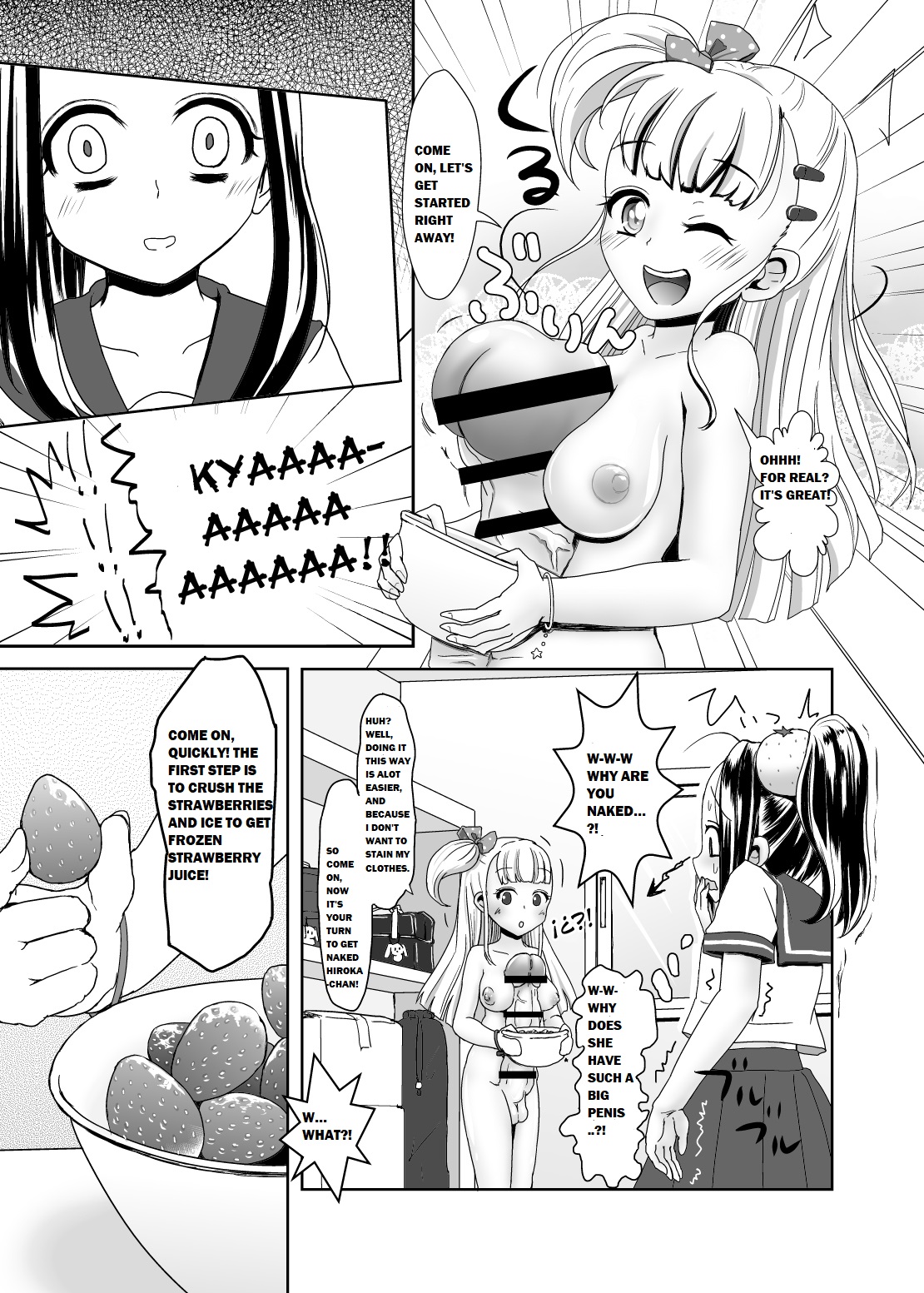 Futanari JK no Ichigo Milk no Tsukurikata page 4 full