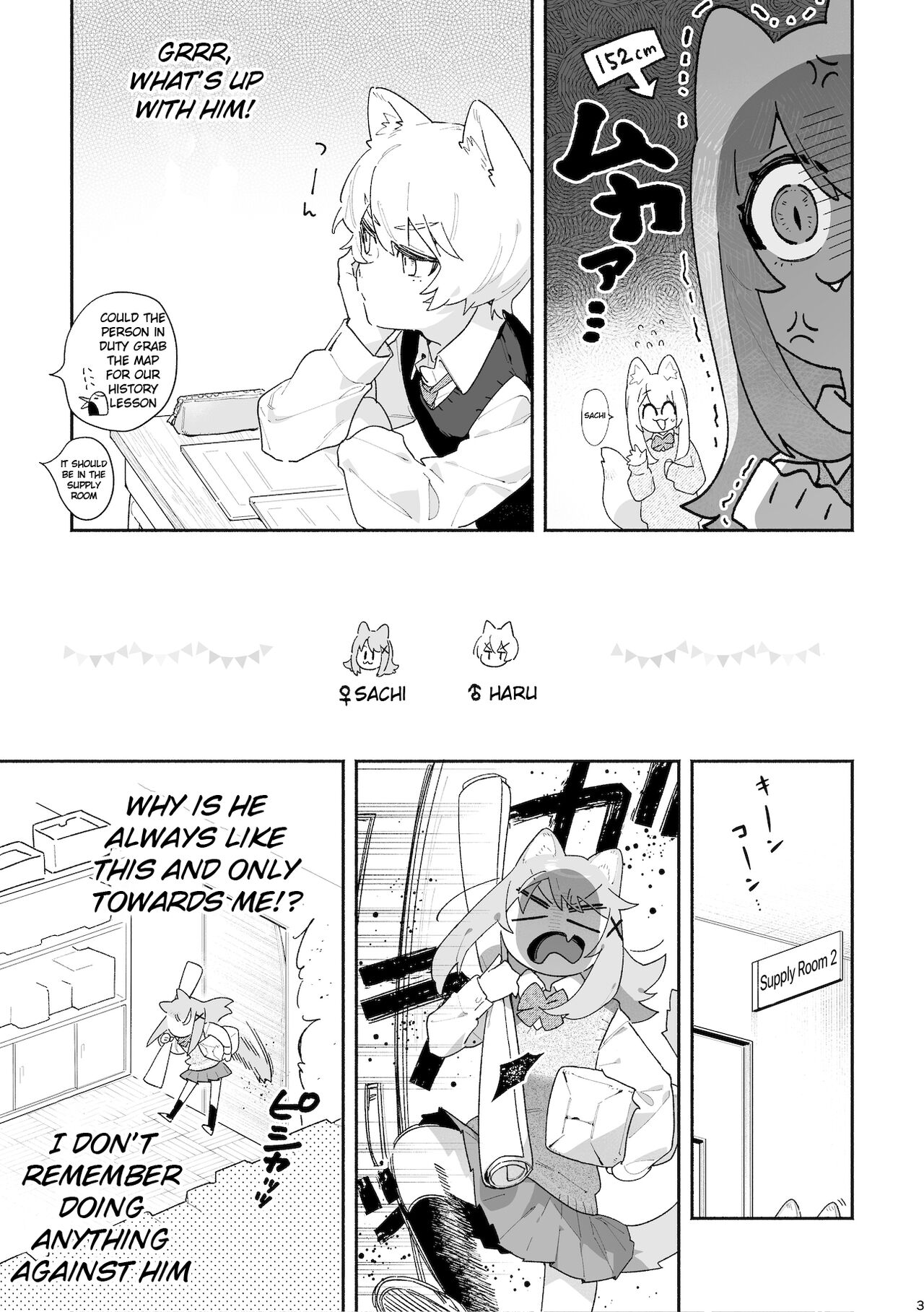 ♂ ga Uke. Neko-chan x Neko-kun page 4 full