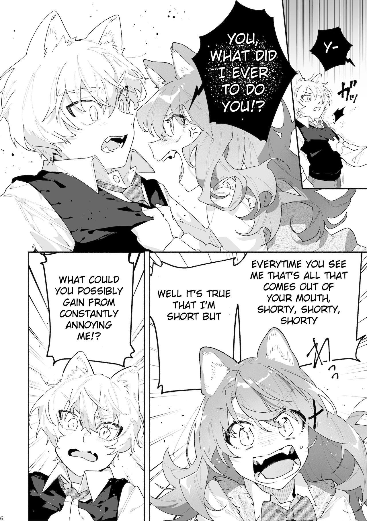♂ ga Uke. Neko-chan x Neko-kun page 7 full