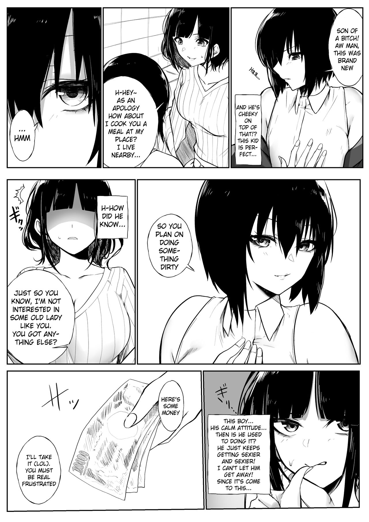 Shota ga utk Onee-san ni Taberarechau Hanashi | Story of a Shota Getting Eaten by Utako Onee-san page 2 full