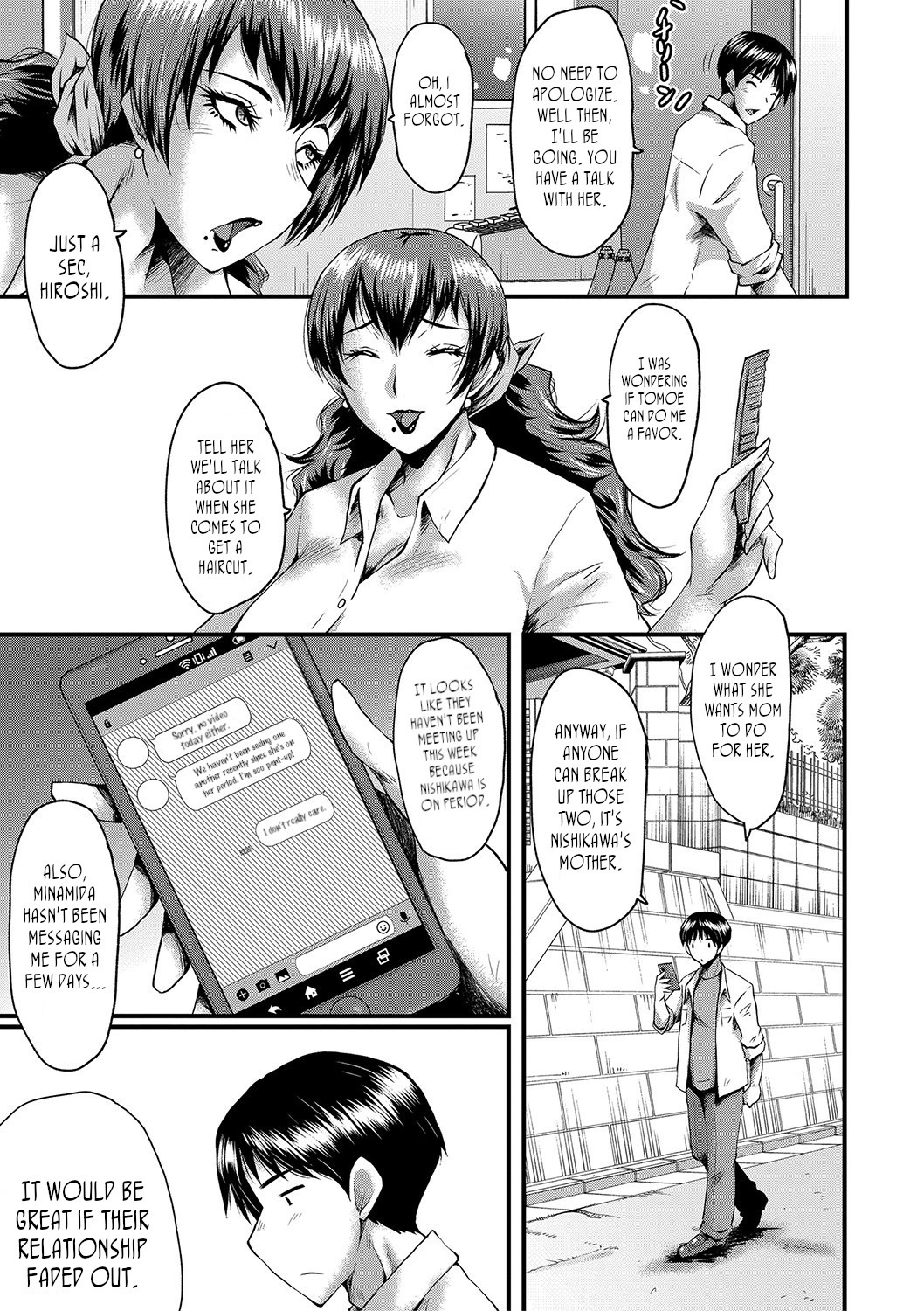 Tomodachi, Osananajimi mo Kaa-san mo Netorareru Ch. 3 | My friend stole away both my childhood friend and my mother, Part 3 page 3 full