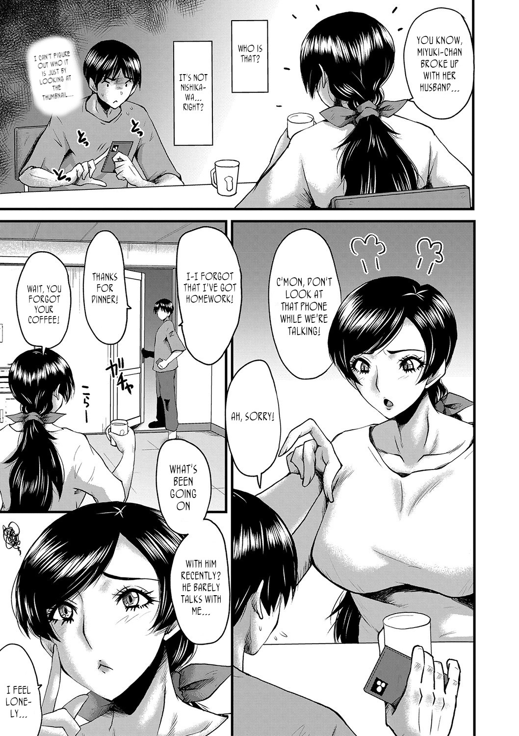 Tomodachi, Osananajimi mo Kaa-san mo Netorareru Ch. 3 | My friend stole away both my childhood friend and my mother, Part 3 page 7 full