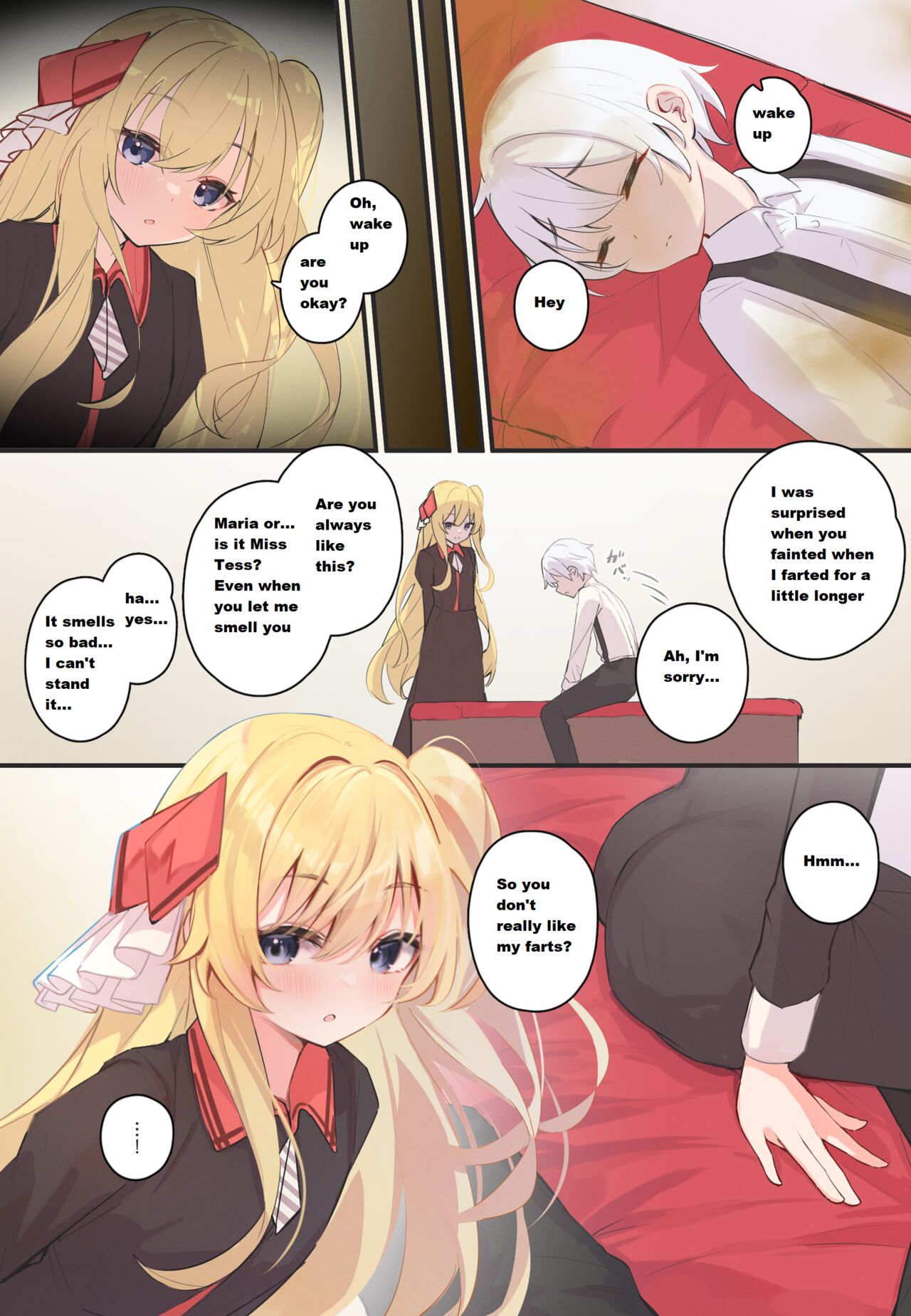 Maids farting their Master page 6 full
