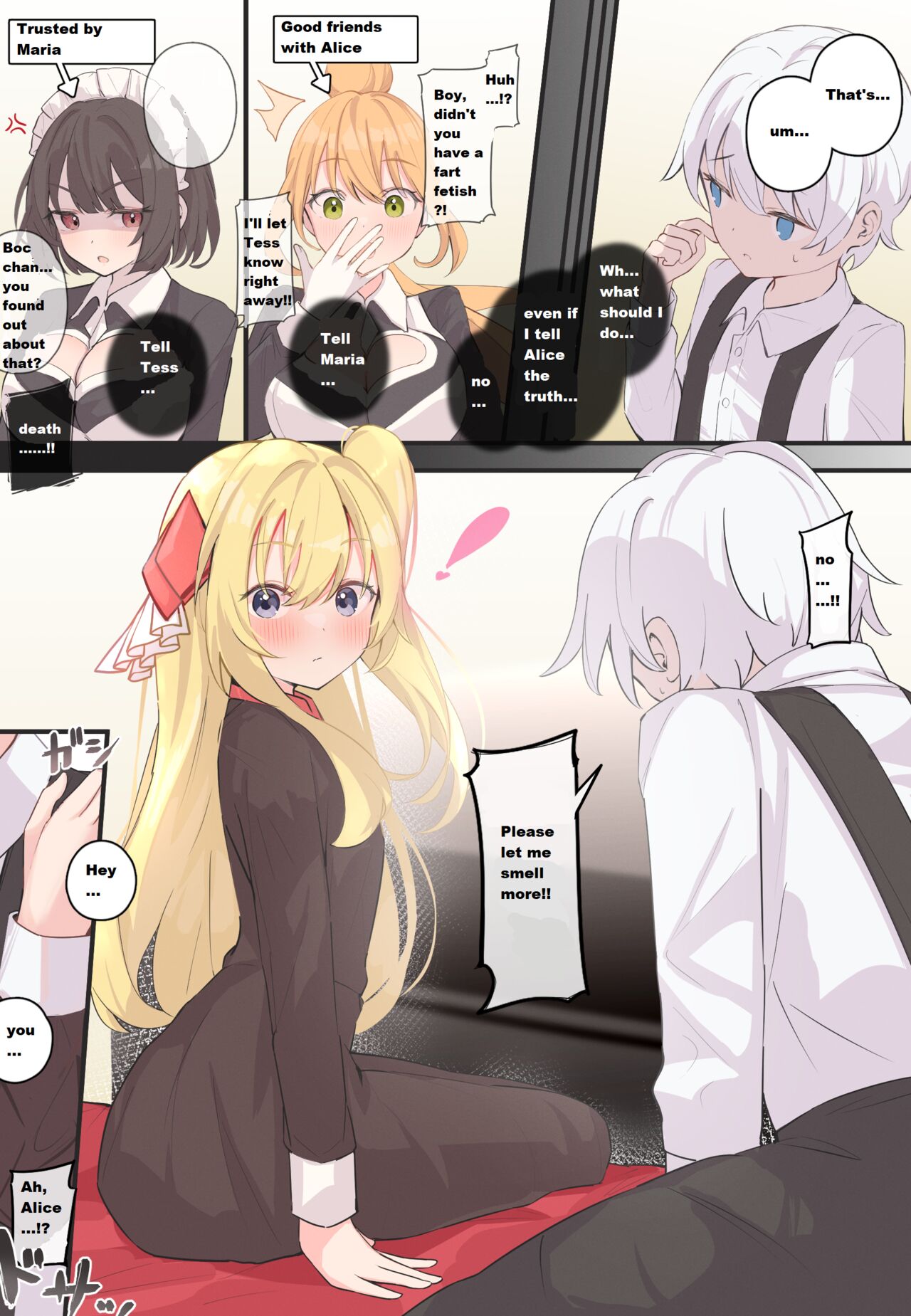 Maids farting their Master page 7 full