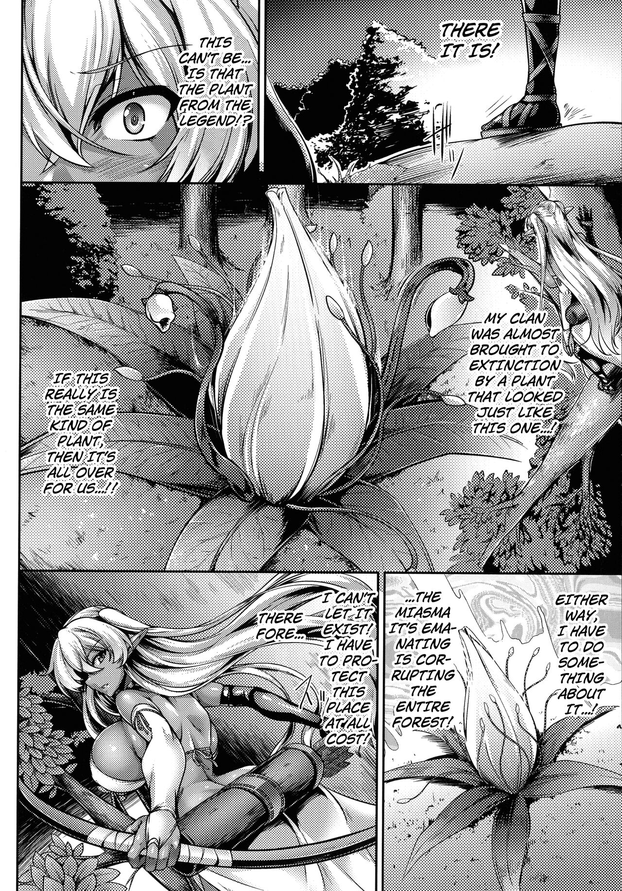 Soukoku Elf to Aruraune | A Dark Elf and a Mandrake page 2 full