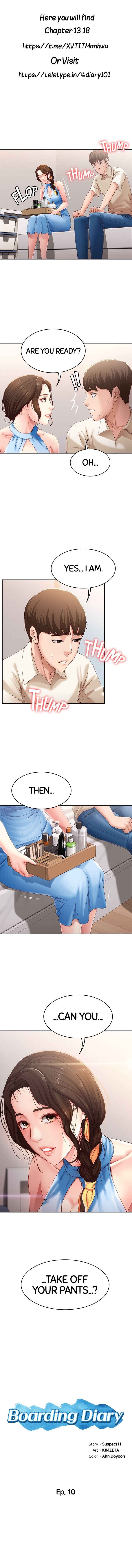 Boarding Diary page 1 full