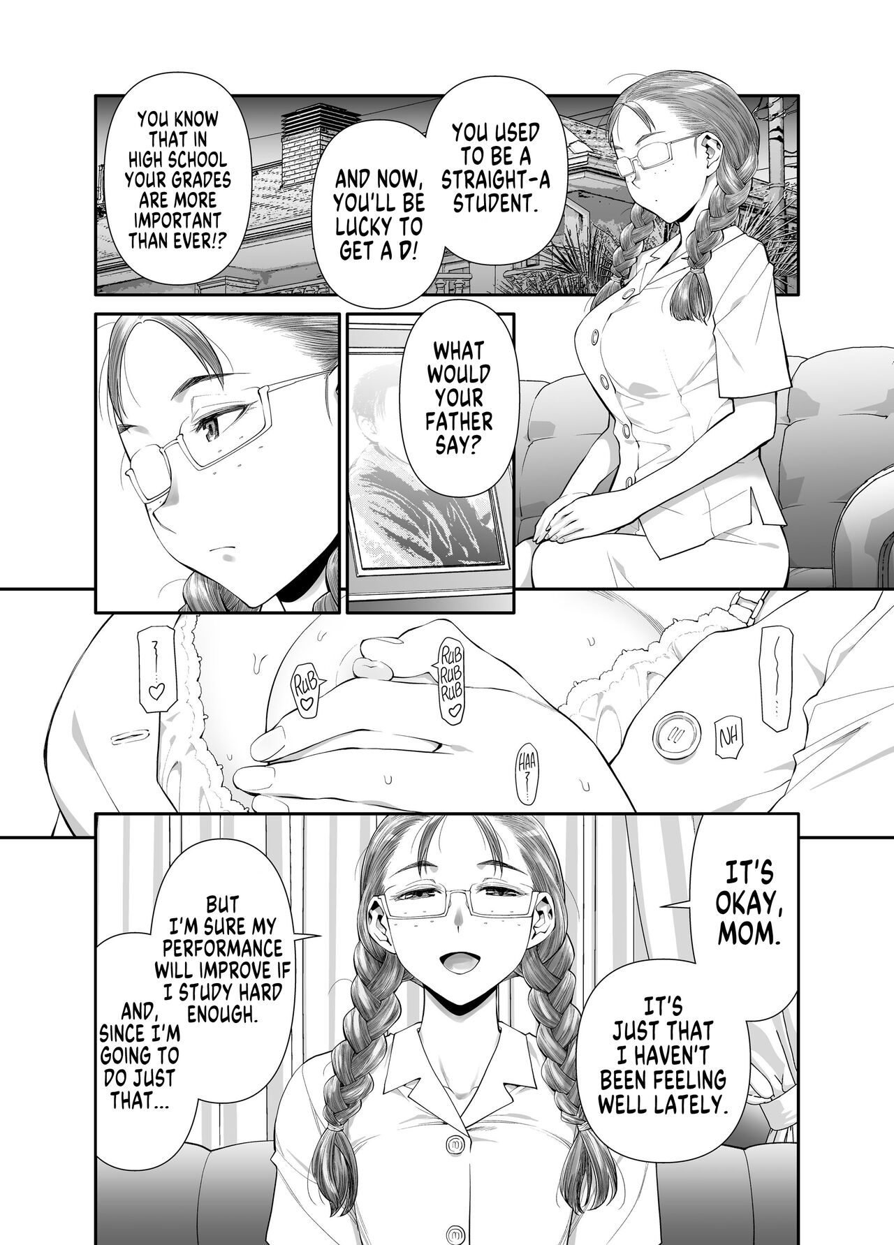 Zenbu, Sensei no Sei. Futanari Onna Kyoushi ga Onanie Chuudoku Yuutousei o Sukkirisaseru Hanashi. | It's All Sensei's Fault! page 3 full