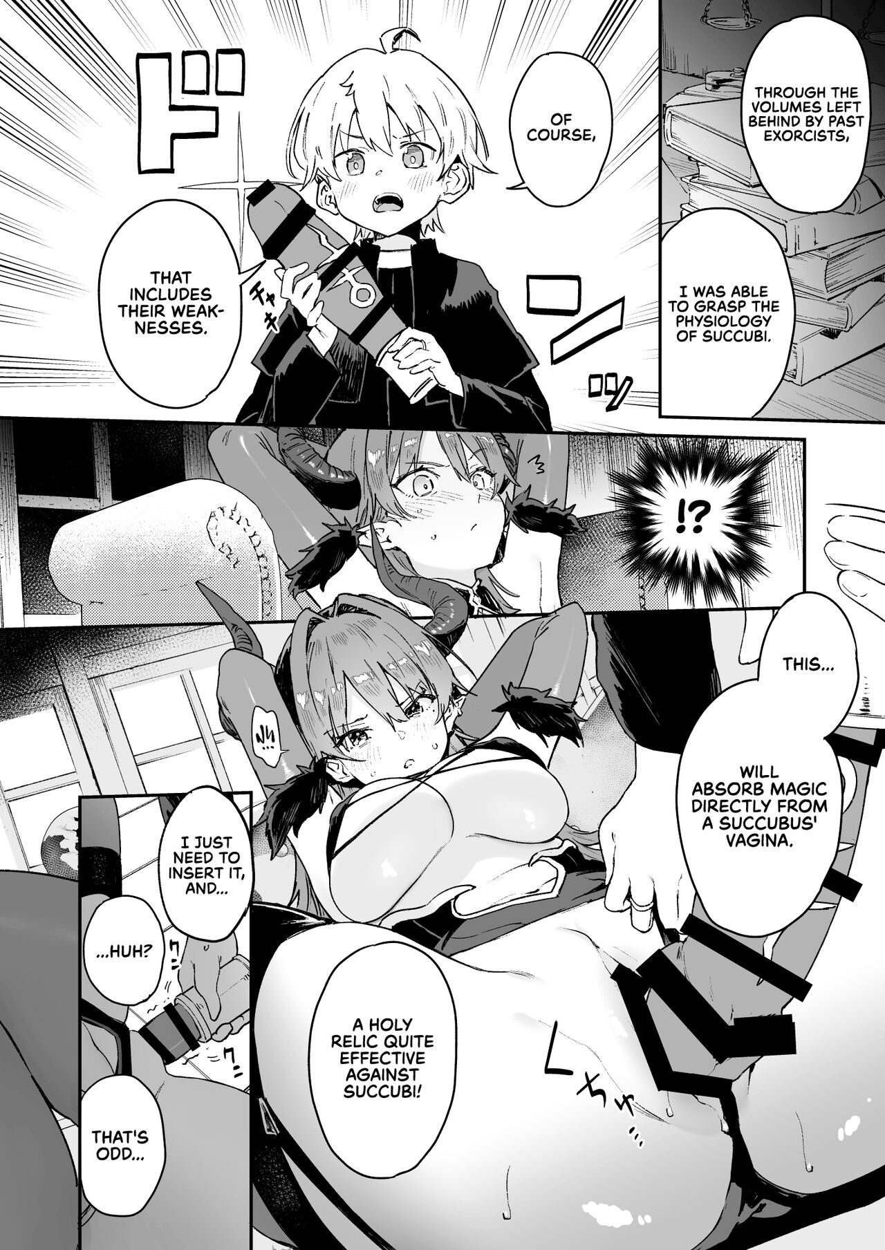 Inma Onee-san ni wa Ecchi na Oshioki de Tatakaun da yo! - Punish the succubus oneesan and fight.  | I'll Fight the Lewd Succubus Lady With Sexual Punishments! page 9 full