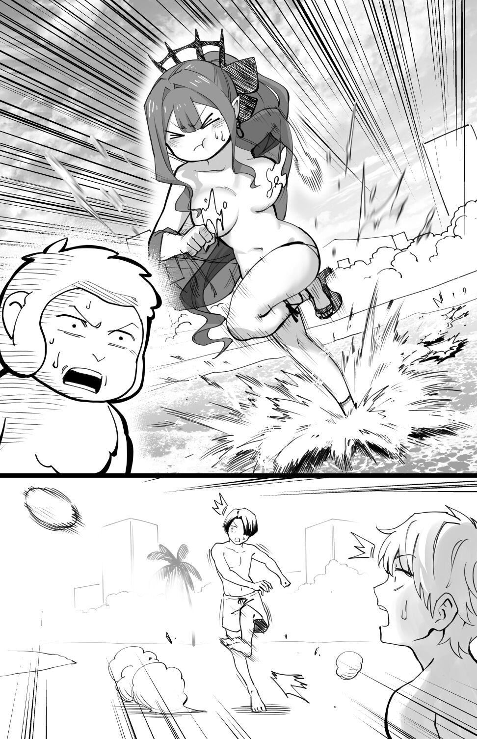 Bishou Tokuiten no Hamabe nite page 8 full