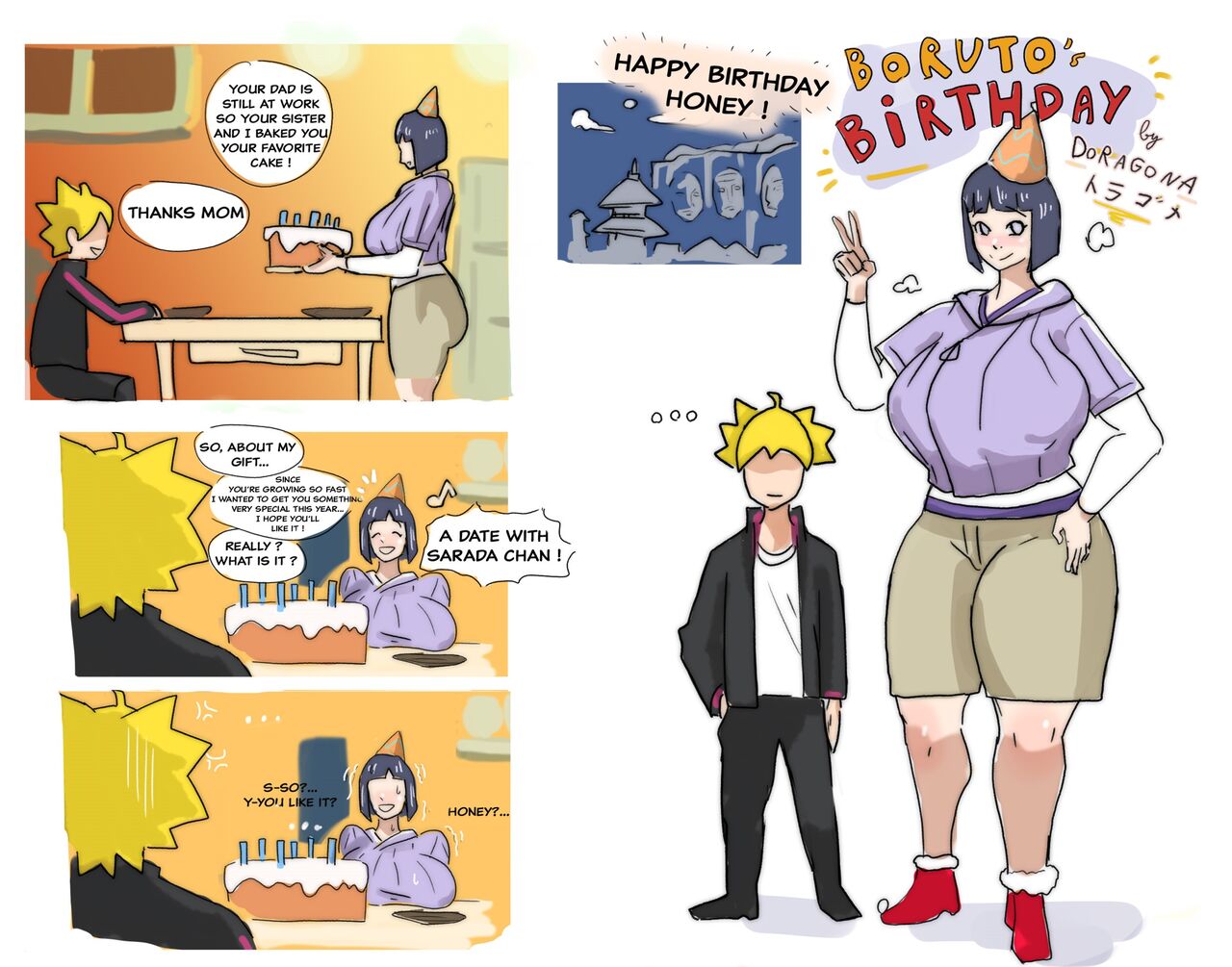 Boruto's Birthday page 1 full