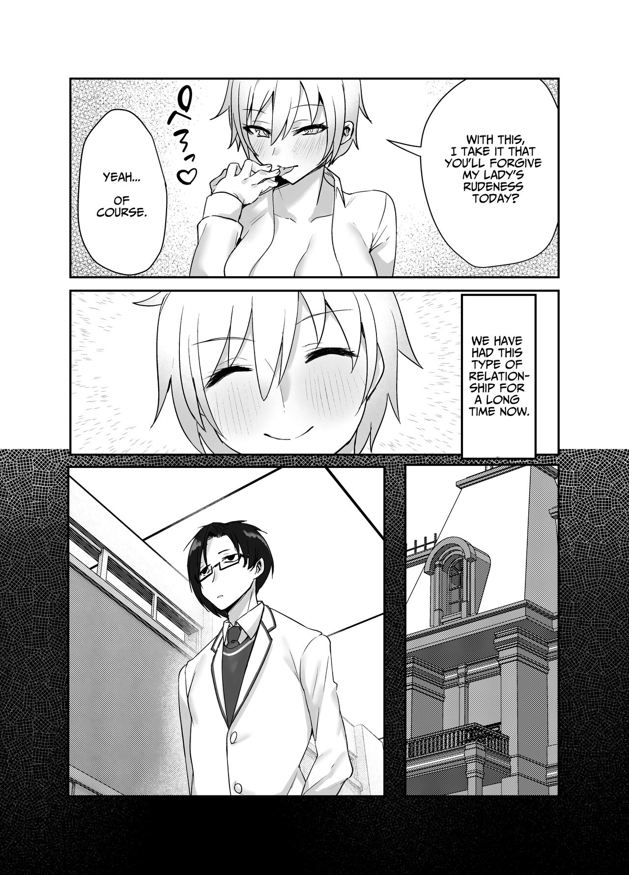Ojou-sama kara Ijimerarete iru Ore ni Boyish Dosukebe Shitsuji Onna ga Owabi SEX ni Kuru Hanashi | Perverted Tomboy Female Butler Offers Apology Sex for her Rich Bitch Mistresses Bullying Behavior page 10 full