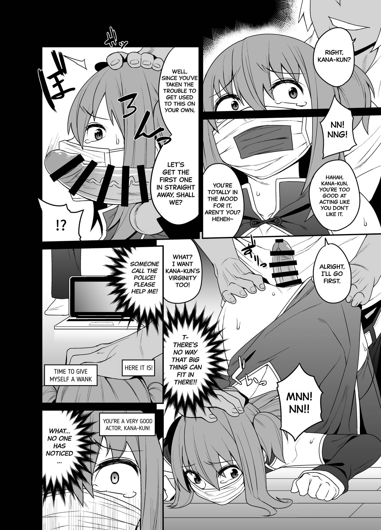Kimecas ~Josou Daigakusei Rifujin Kimeseku Rape Haishin~ | Drugcast ~Live Rape of a Cross-dressing College Student on Drugs~ page 10 full