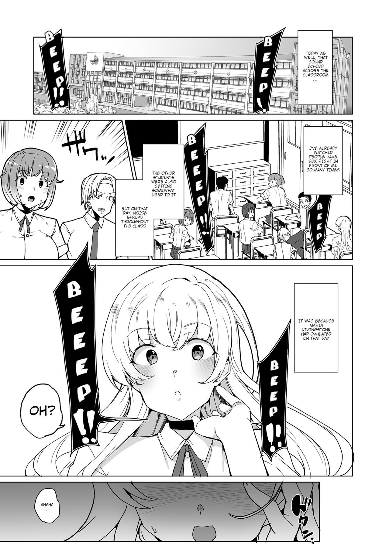 Joukyuu Seishi Chakushou Gimuka!? EX1 ~Class no Takane no Hana no Hentai Seiheki~ | Mandatory Superior Sperm Implantation! EX1 ~The Perverted Desires of the Unattainable Class Flower~ page 4 full