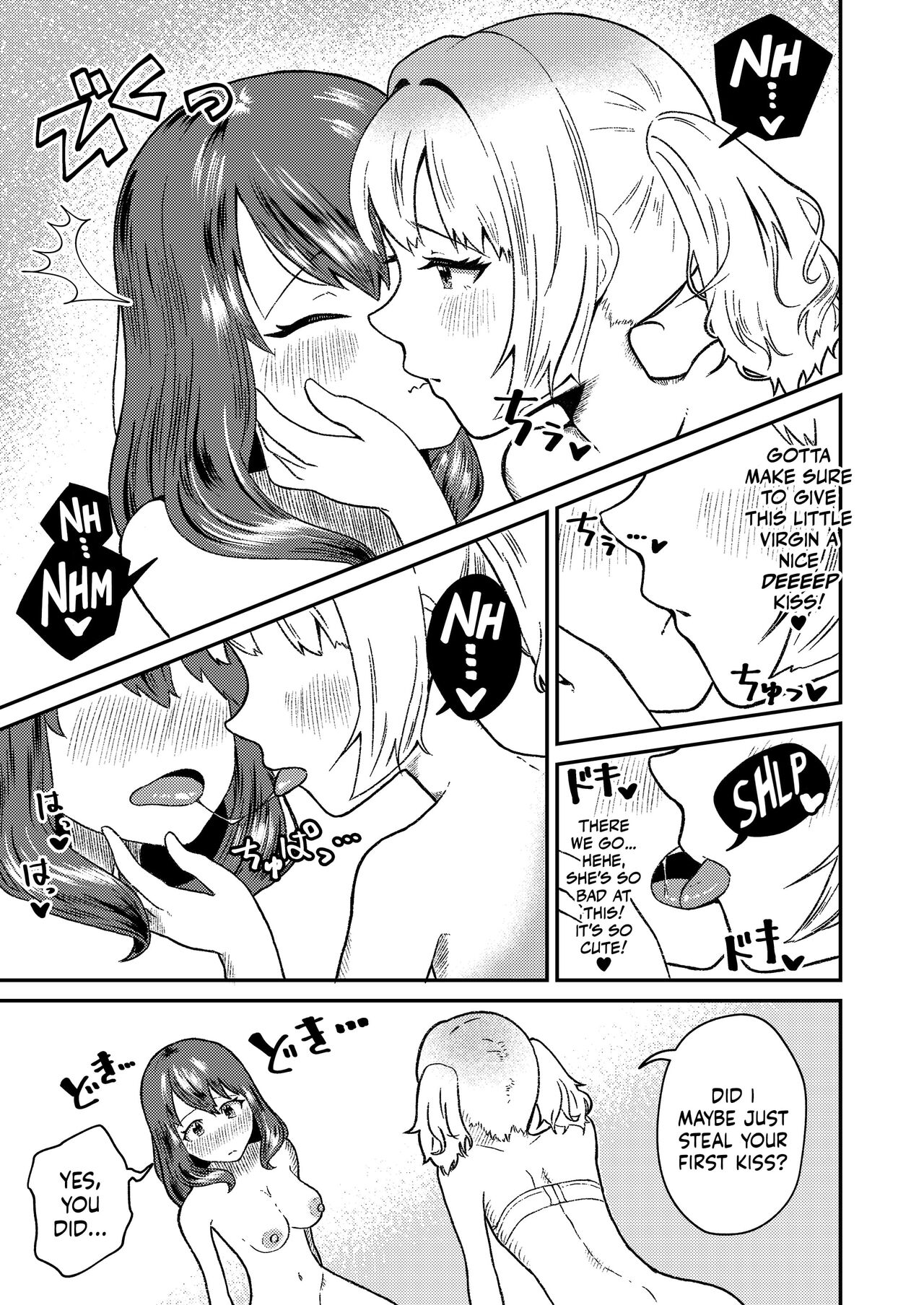 Mesu Gal Otokonoko ga Futanari Onee-san ni Wakarasarechau...! | A Bitchy Femboy Gyaru Comes To 'Understand' A Futanari Onee-san! page 9 full