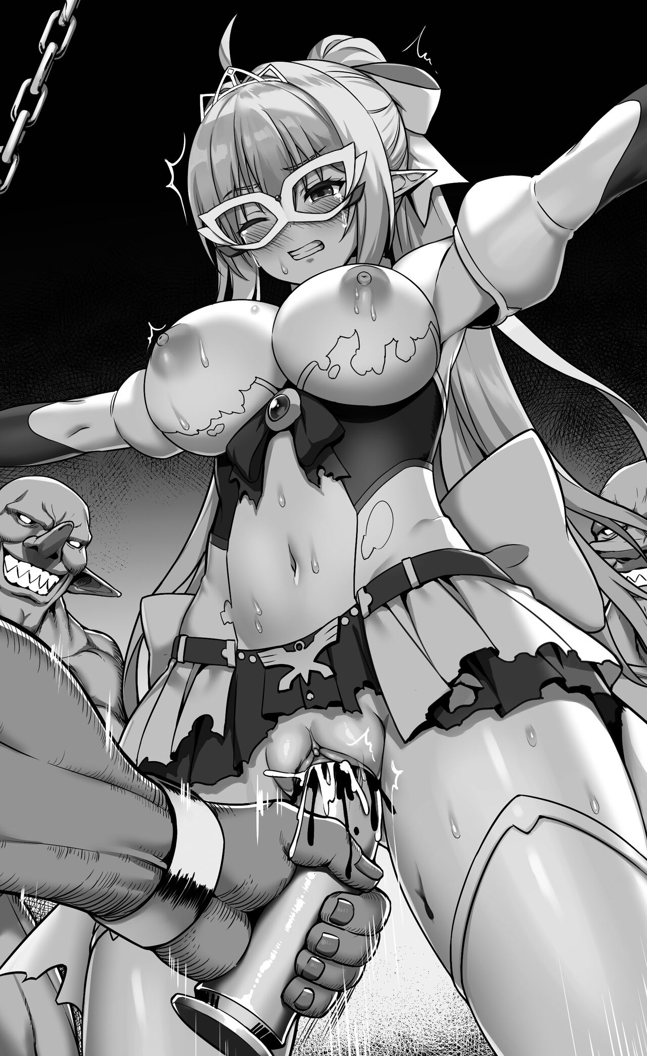 Shinkaku Senki Age Slave ~Inmon ni Ochiru Elf Shimai~ page 7 full