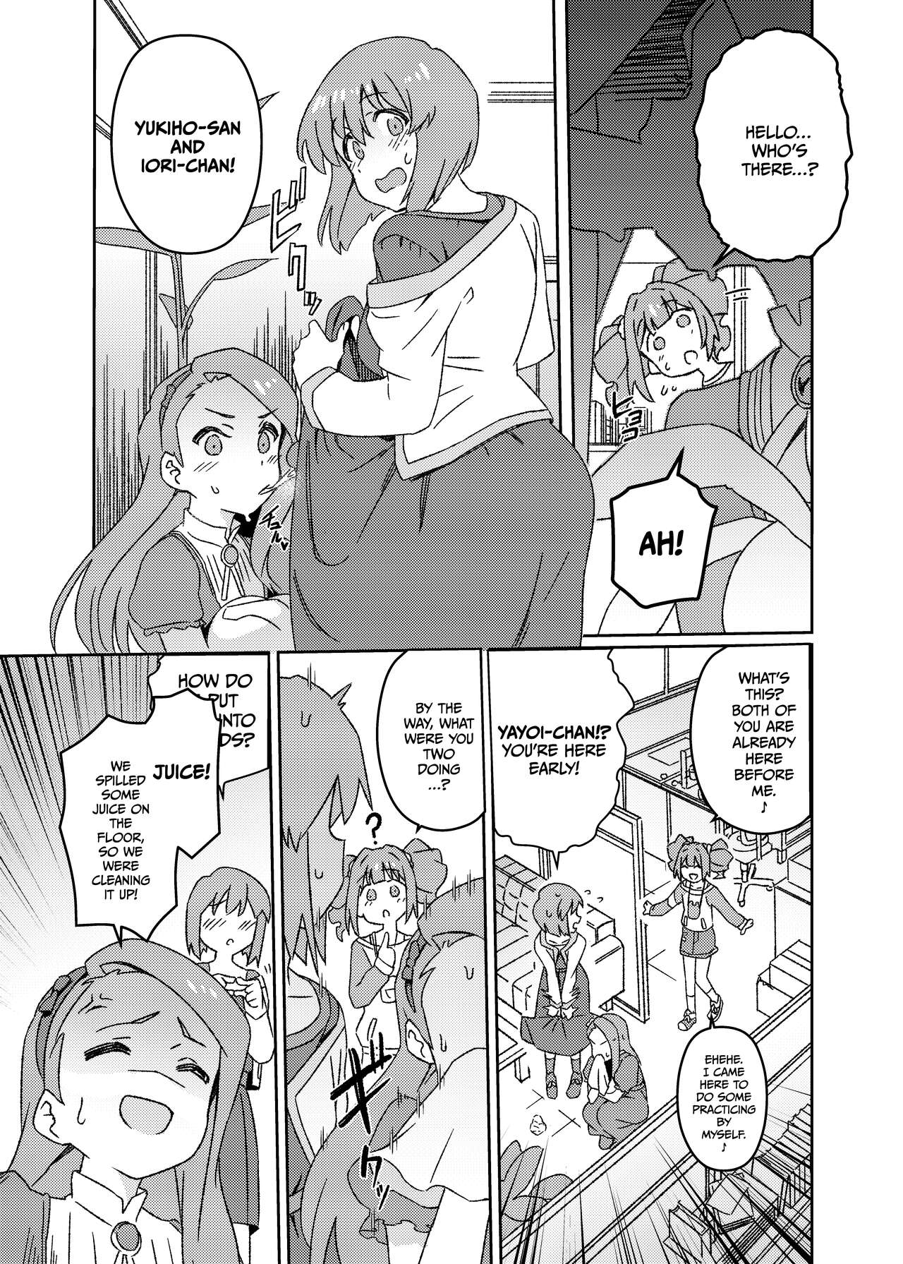 Yuki Chinpo Futanari Yukiho no Nioi de Yayoi ga Trip shichau Hon page 4 full