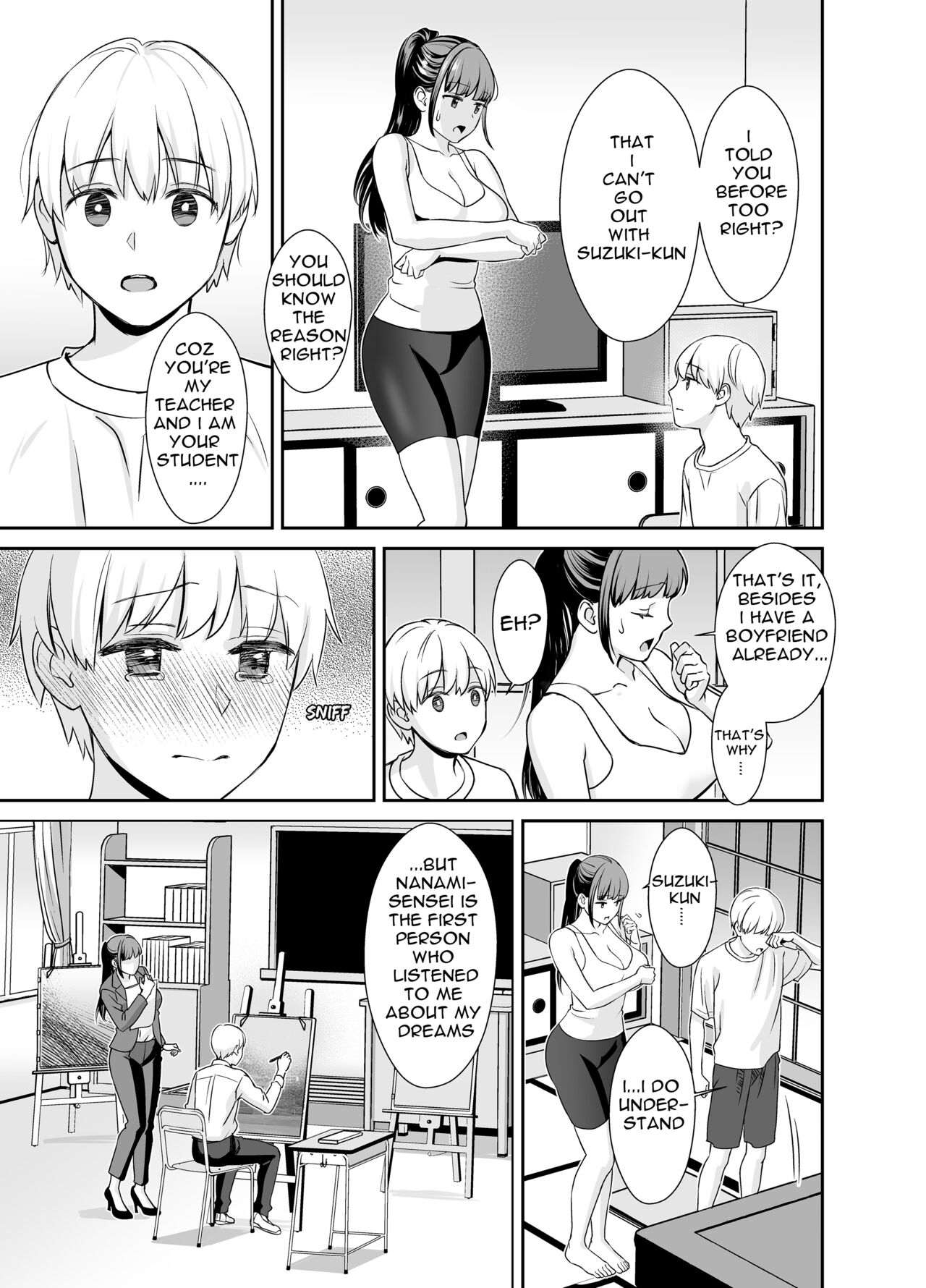 Kareshi Mochi no Sensei to Seito | The teacher with a boyfriend and the student page 8 full