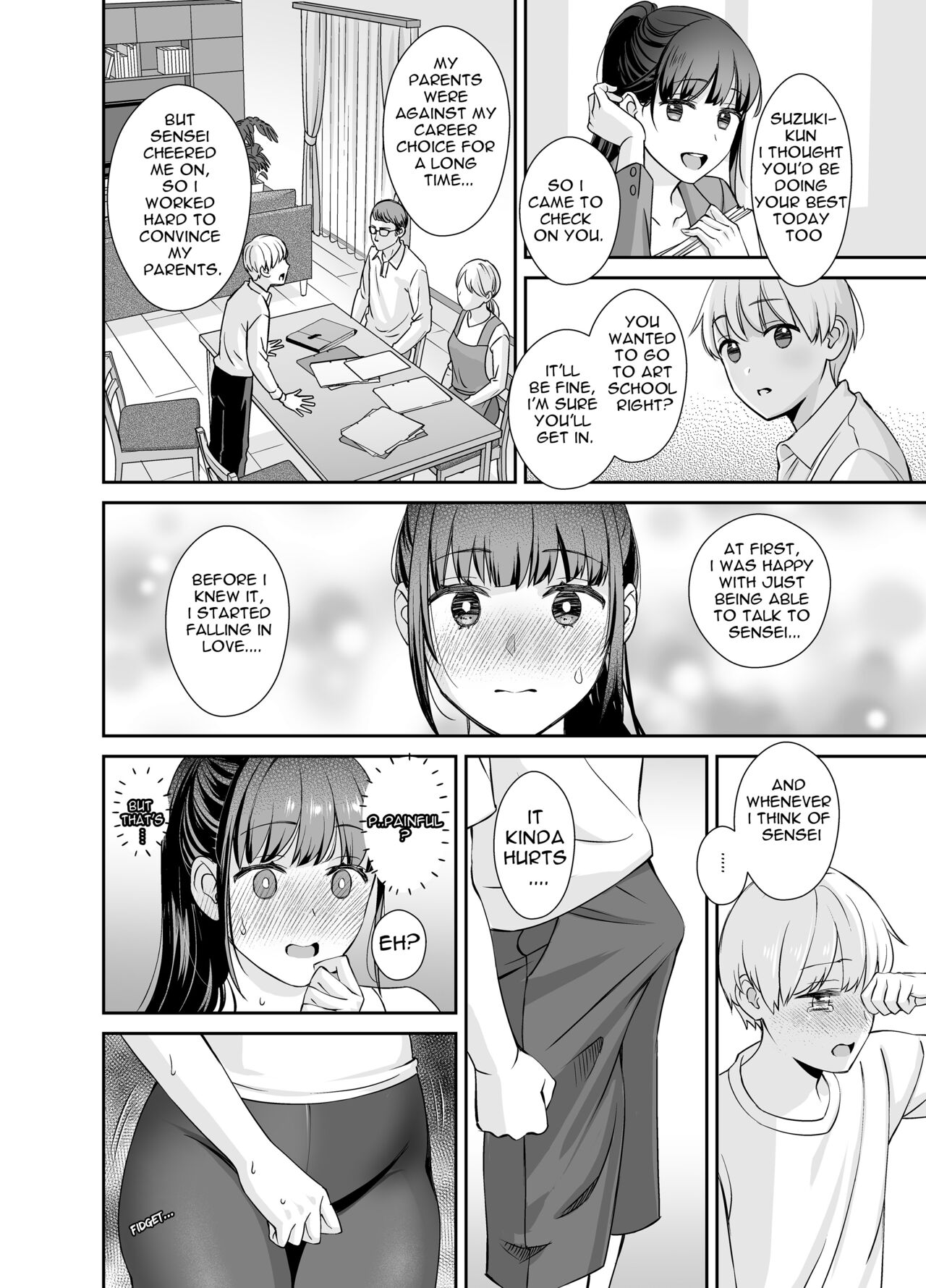 Kareshi Mochi no Sensei to Seito | The teacher with a boyfriend and the student page 9 full