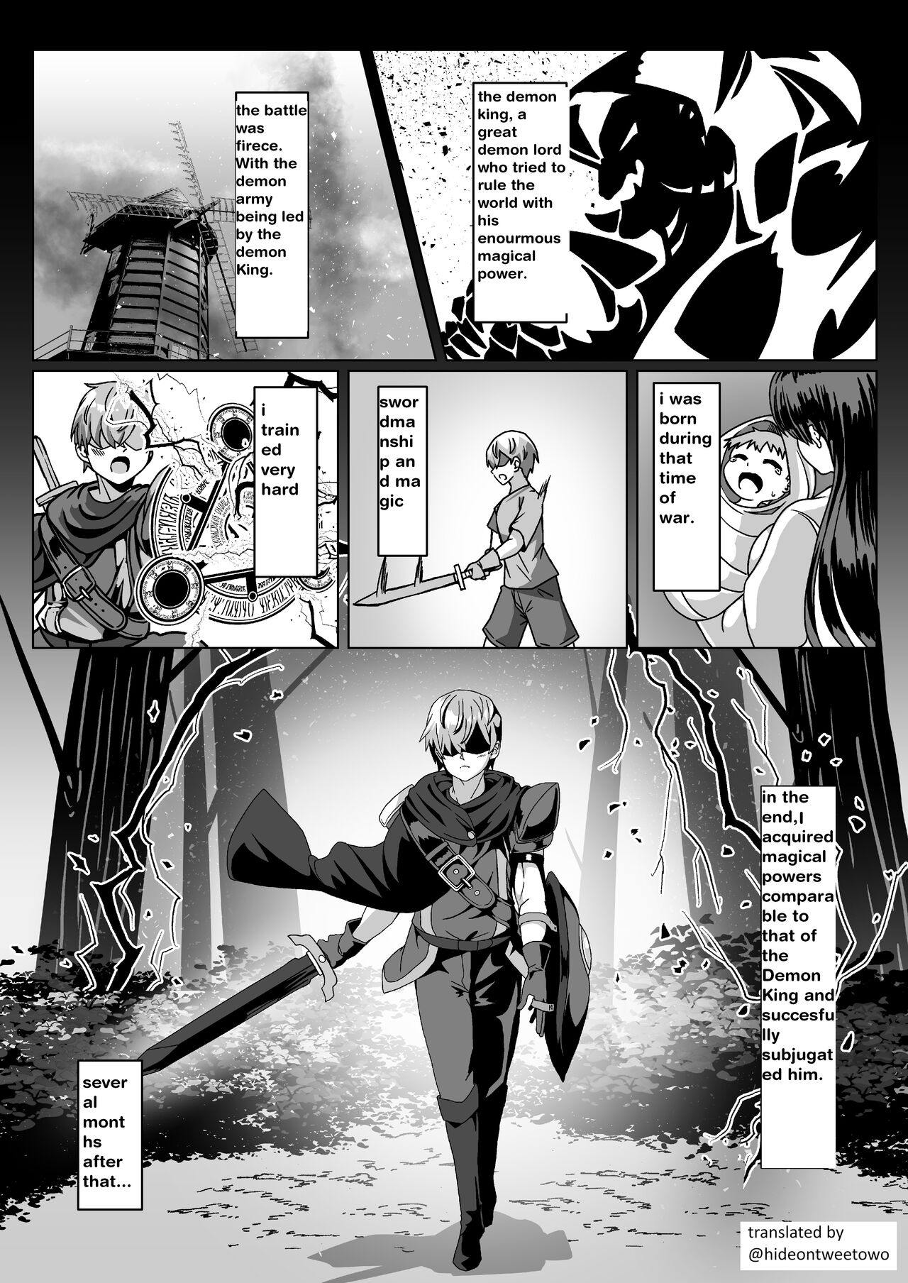 THE END OF THE HERO WHO IS HIDING MAMONO  succubus seduction hero drain big breasts page 4 full