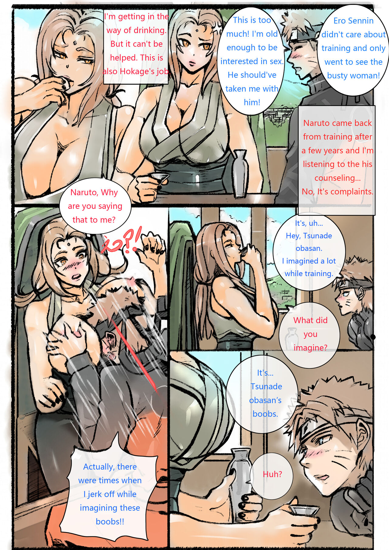 Naruto Wants Tsunade to Help Him Graduate From His Virginity page 2 full