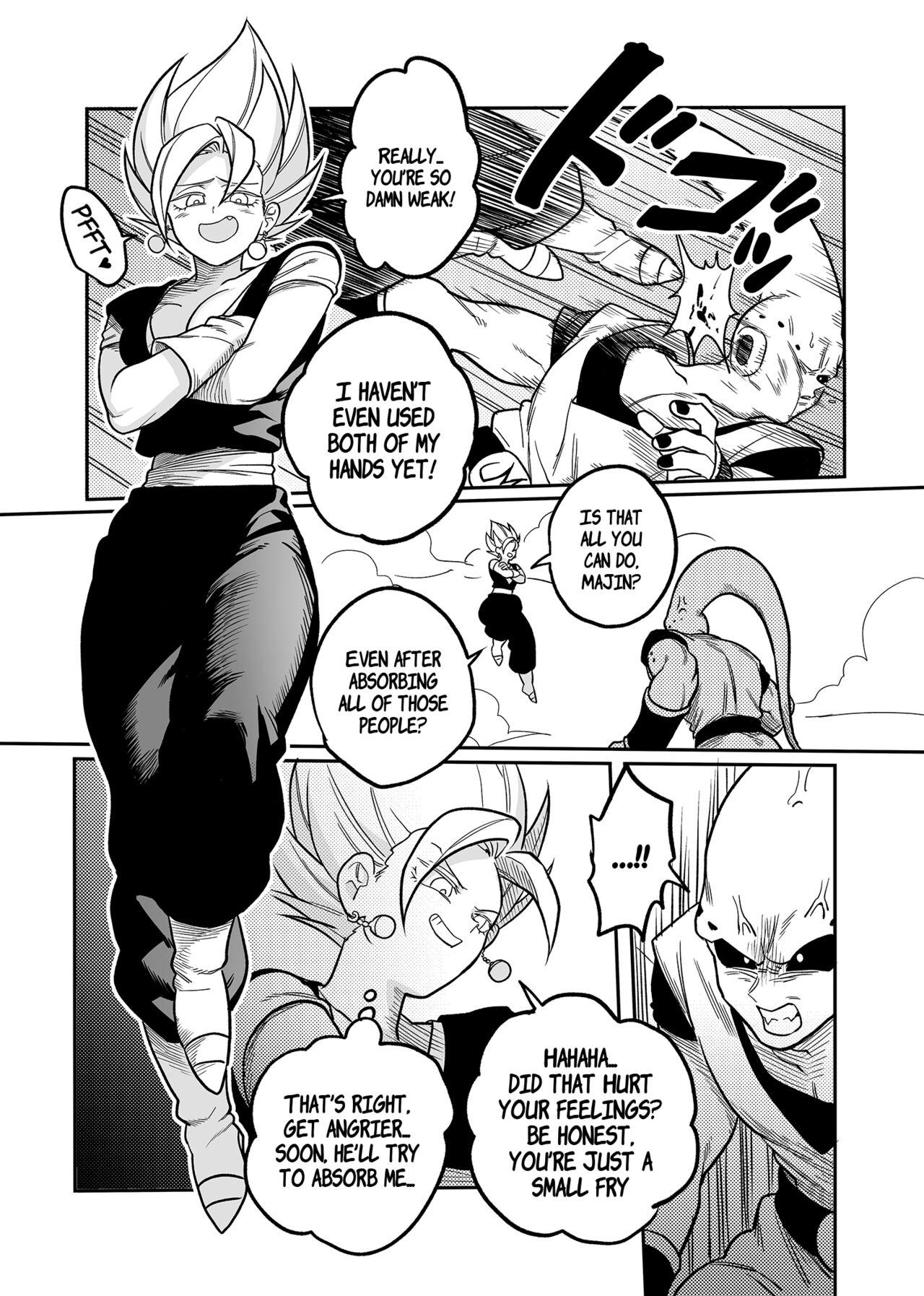 Tada no Zako Majin na no ni... | You're Just a Small Fry Majin... page 3 full
