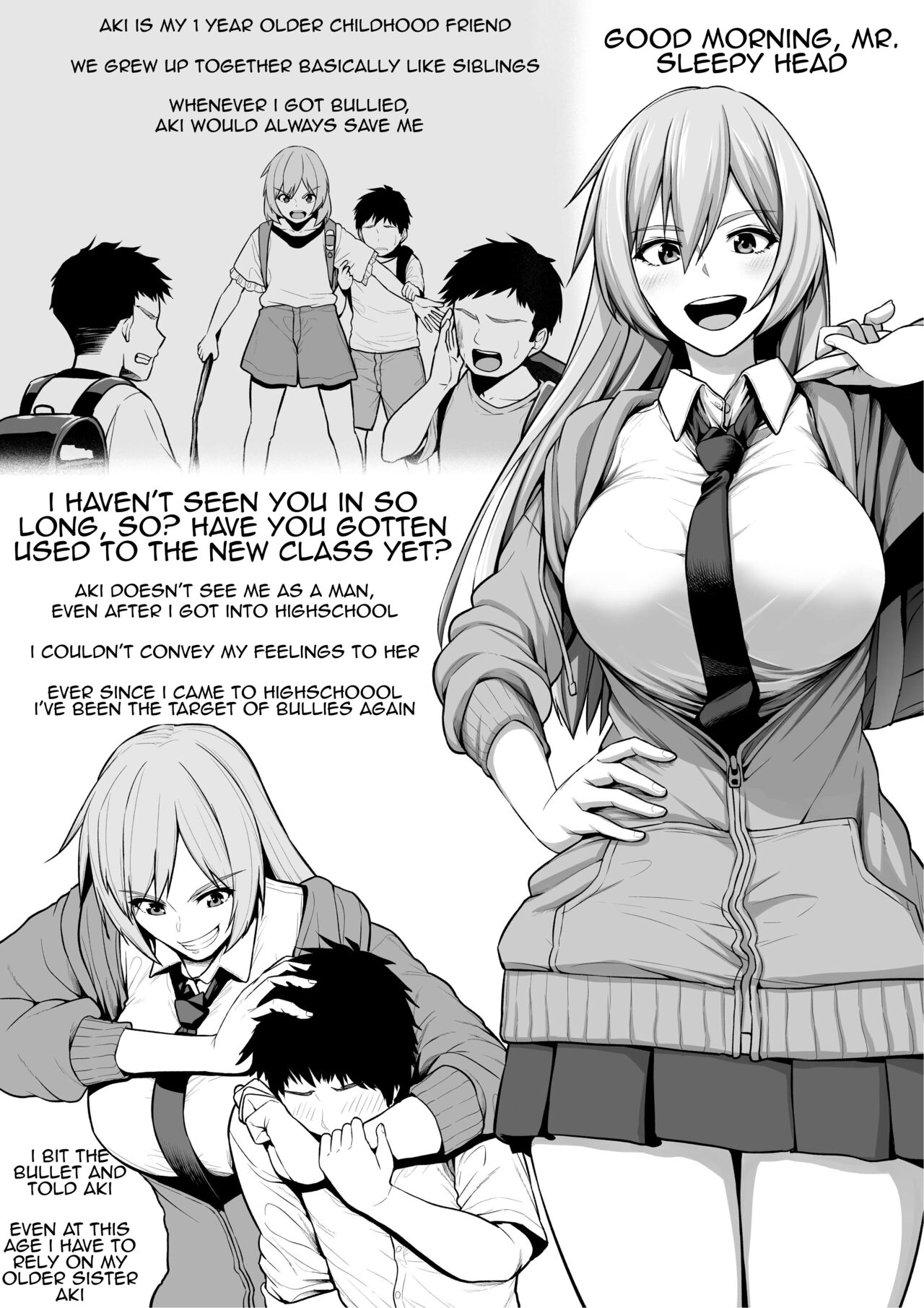 Toshiue Onee-san Oraora-kei DQN ni Kaeriuchi ni Sare Mesu Ochi page 1 full