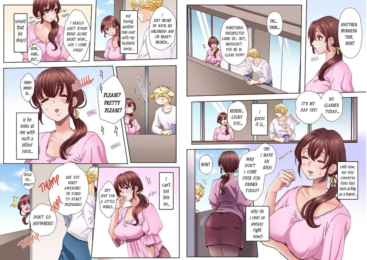 "Okusan no Ana, Ore no de Fusai de Agemasu ne?" Yokkyuu Fuman na Hitozuma ga Rinjin Ryuugakusei no XL Chinpo ni Ochiru made... | I’ll plug your hole with my cock, okay, ma’am? 1  1 page 5 full