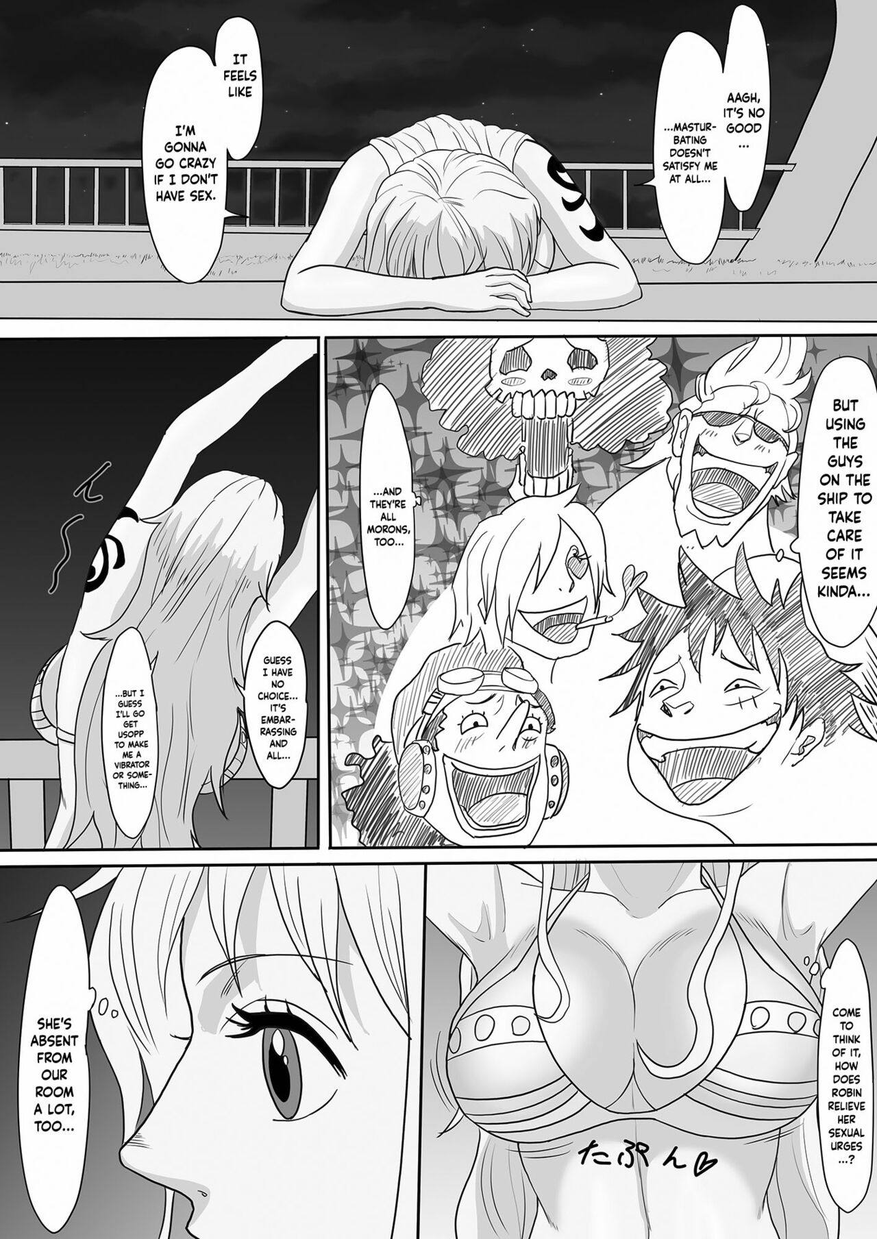 Nami to Chopper ga Sex Shimakuru Hon | A Book About Nami and Chopper's Sex Spree page 3 full